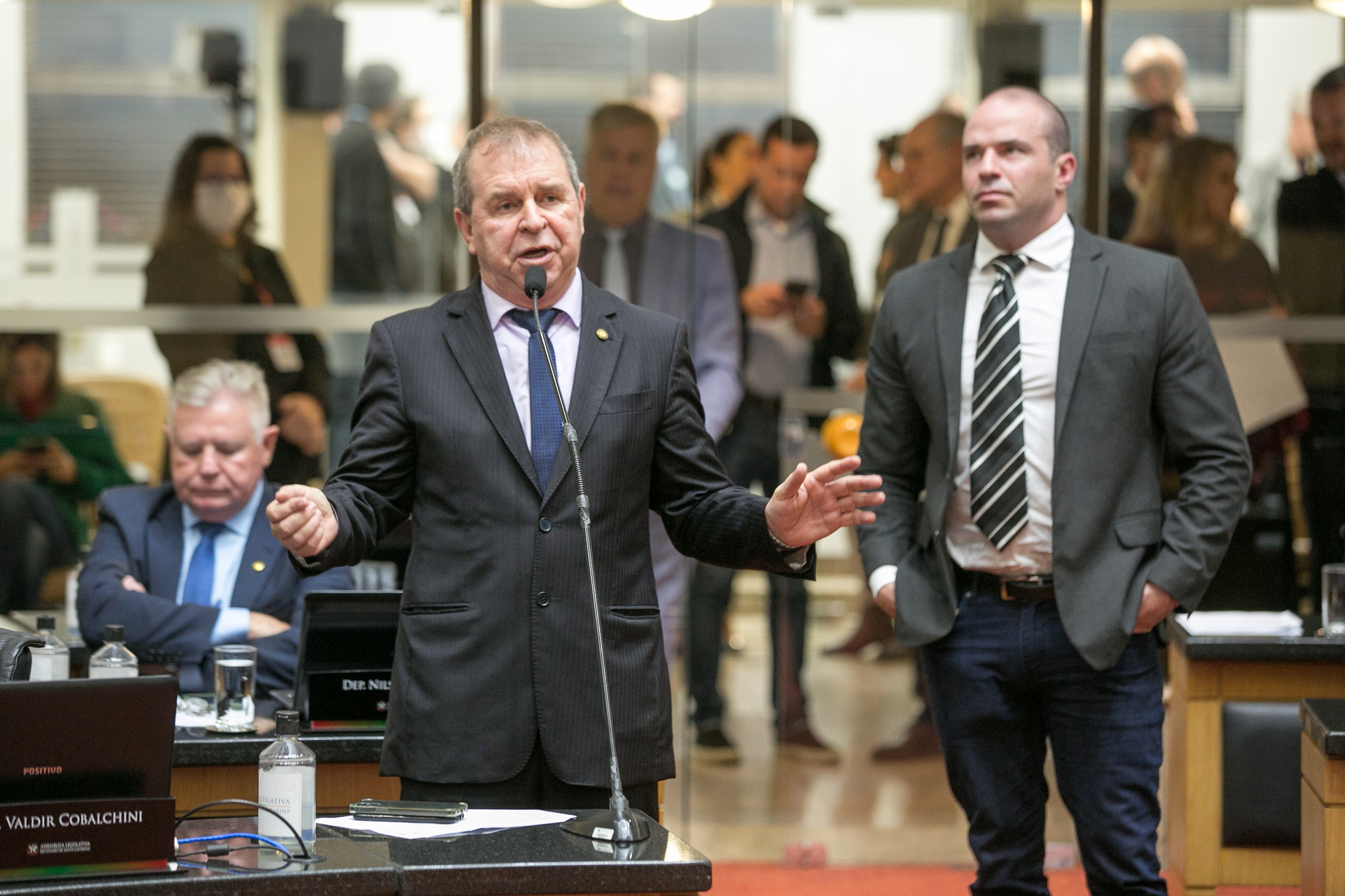 Deputado Maurício Eskudlark (PL) e Deputado Jessé Lopes (PL)