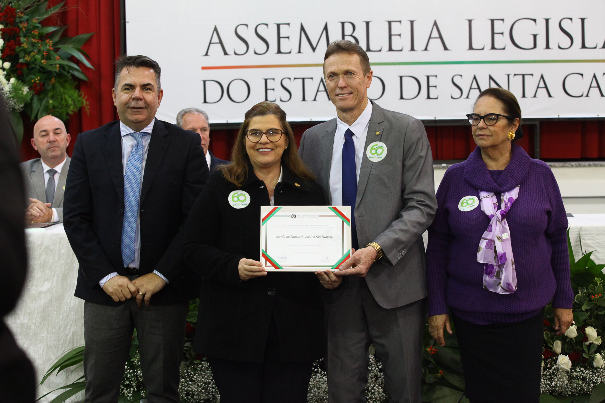Sessão Solene em Homenagem aos 60 anos do Município de São Ludgero