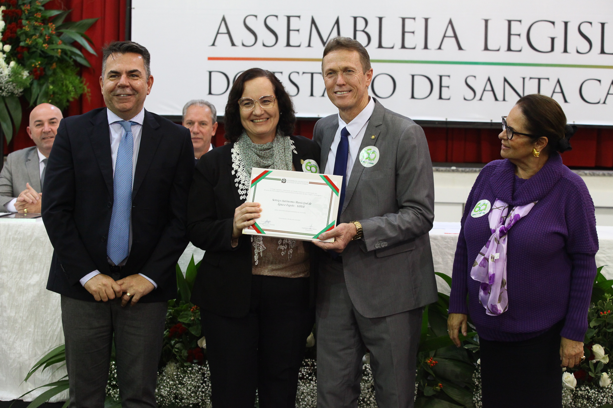 Sessão Solene em Homenagem aos 60 anos do Município de São Ludgero