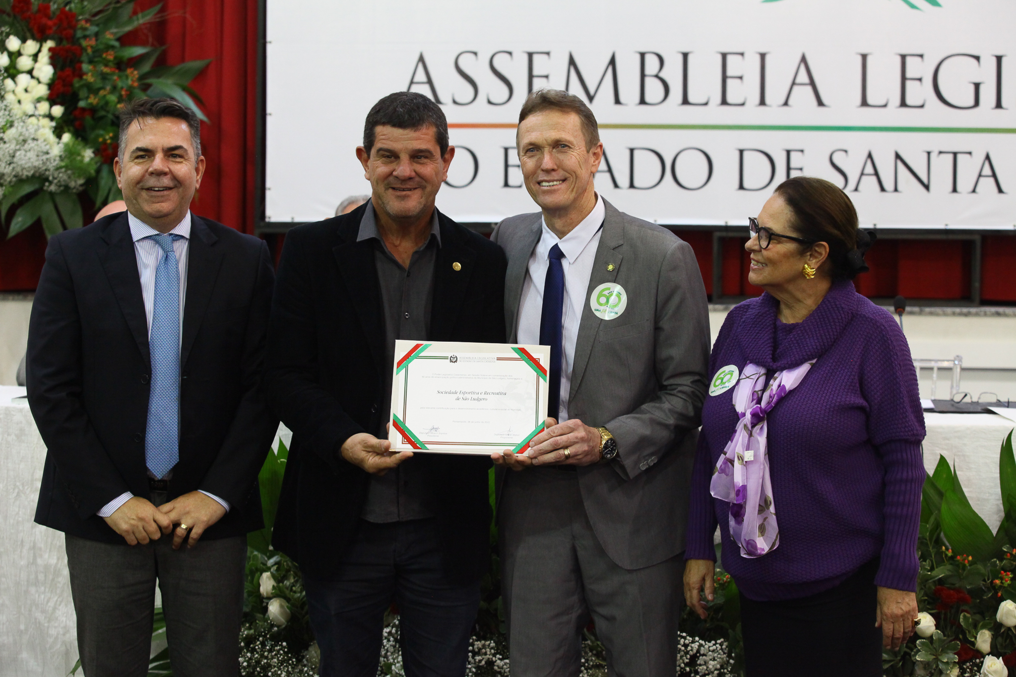 Sessão Solene em Homenagem aos 60 anos do Município de São Ludgero