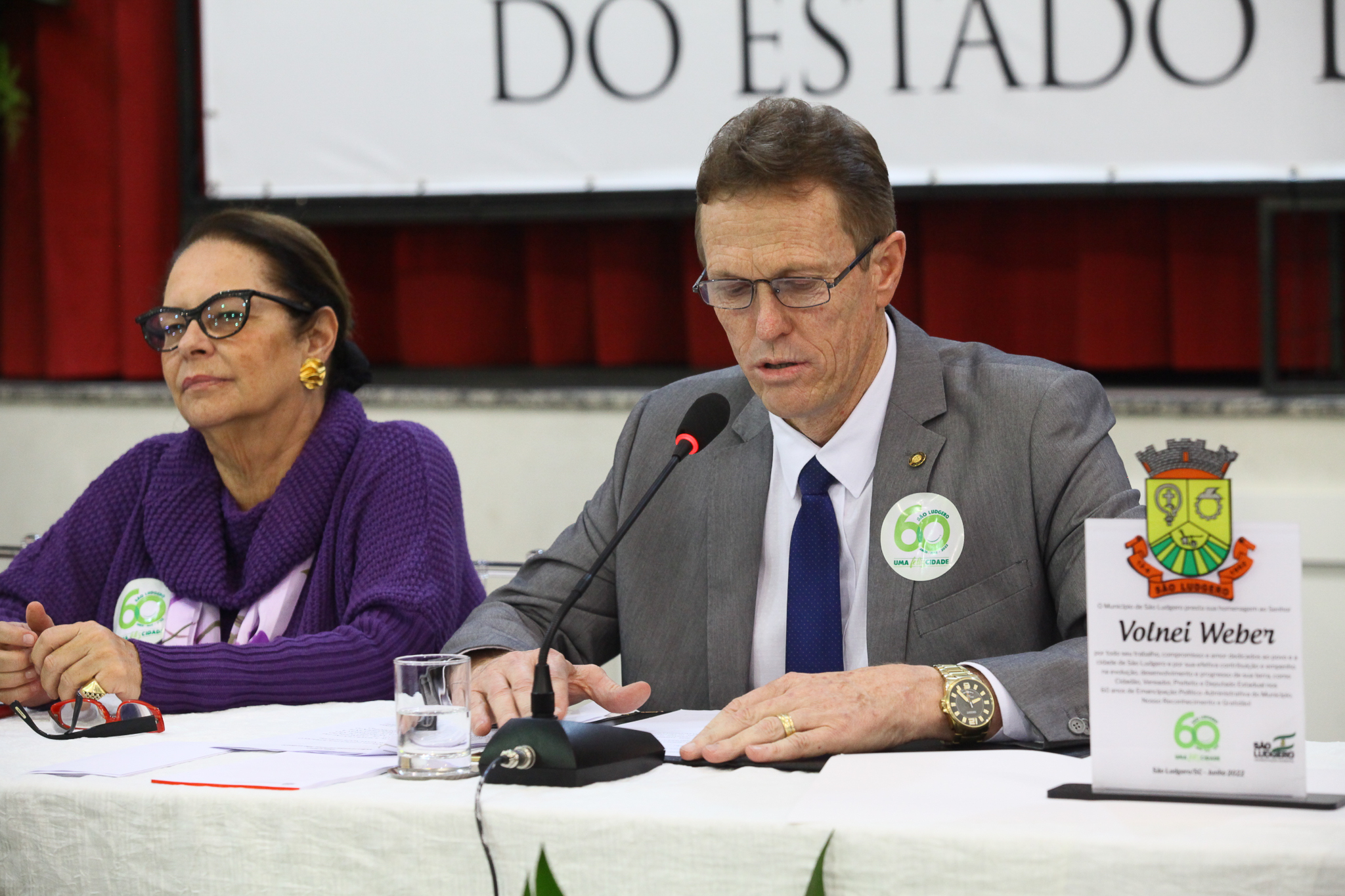 Sessão Solene em Homenagem aos 60 anos do Município de São Ludgero