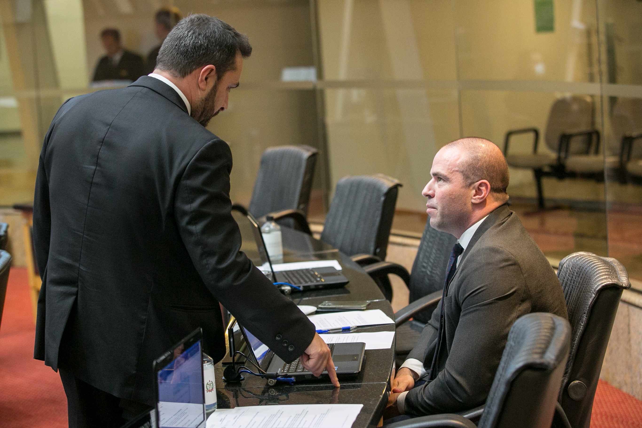 Deputado Marcius Machado (PL) e 
Deputado Jessé Lopes (PL)