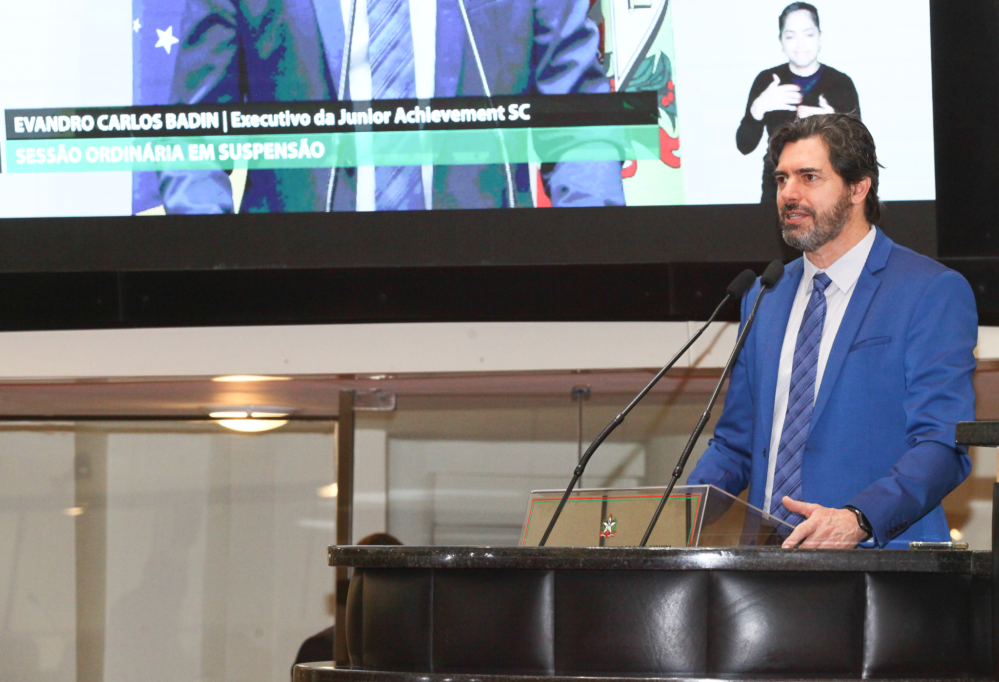Evandro Carlos Badin - Executivo da Junior Achievement SC