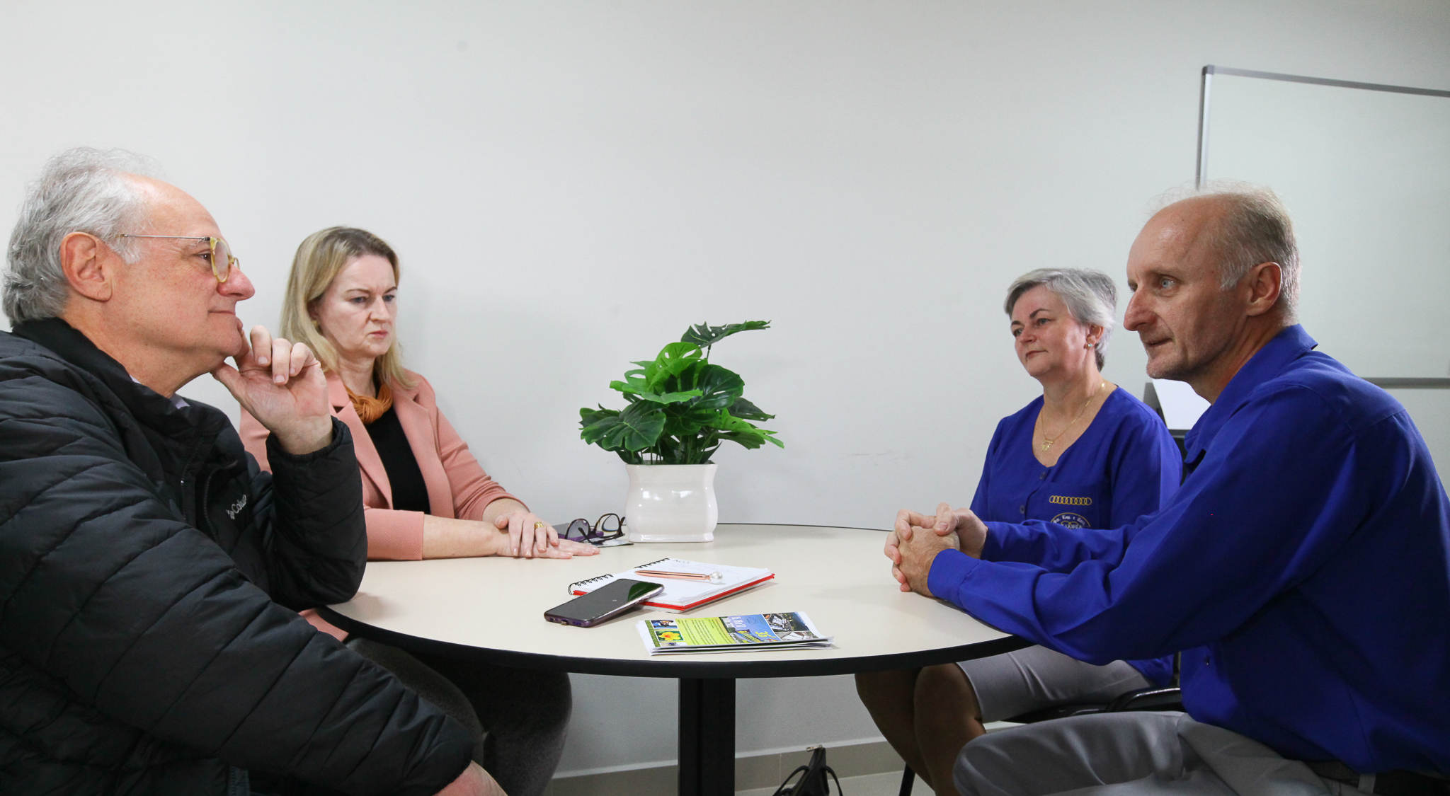 Na Estrada com Deputado Vicente Caropreso - Com Betina Borchardt e Waldino Hornburg, presidente da Sociedade Aliança