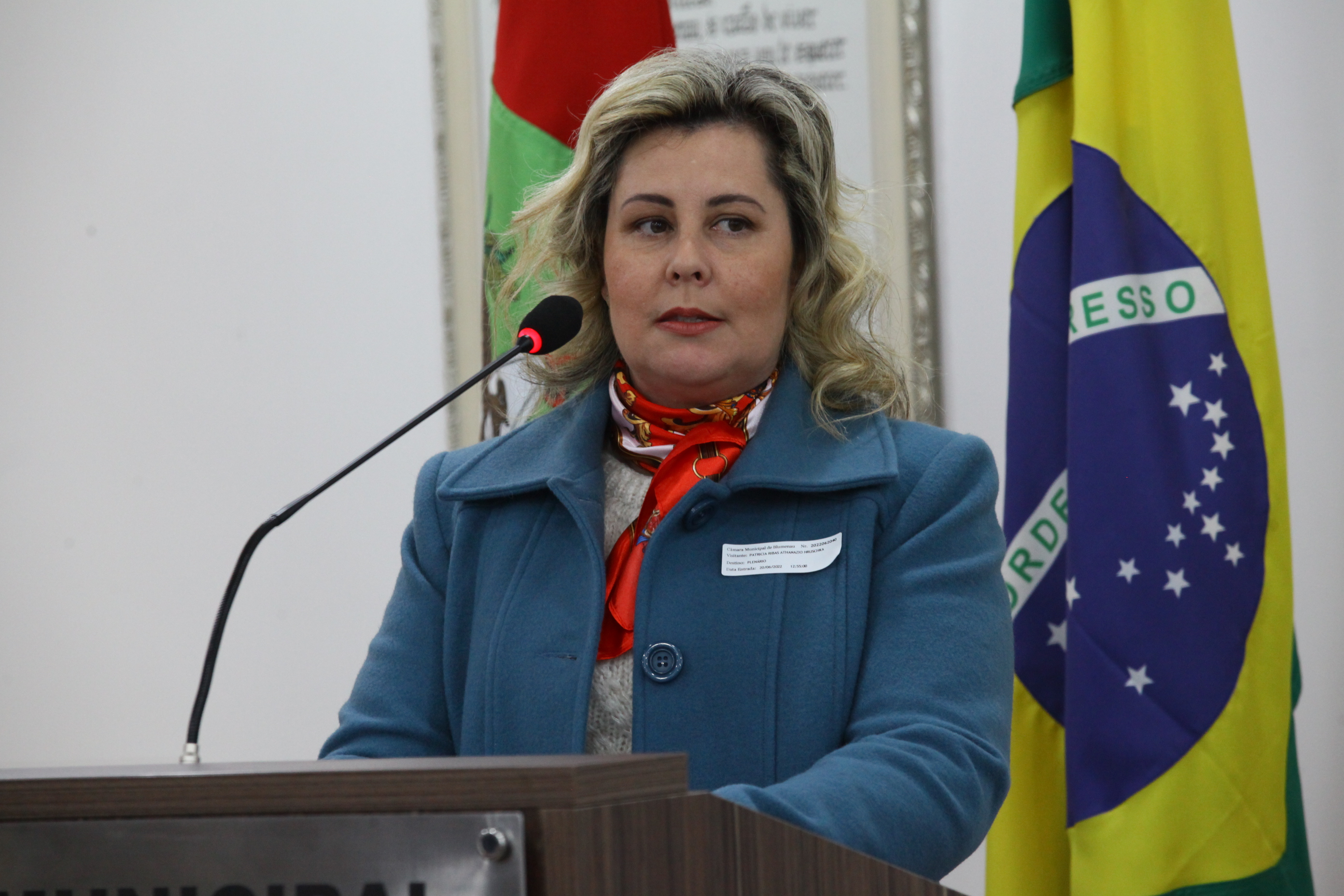 Seminário Transtorno do Espectro Autista em Blumenau - Patrícia Ribas Athanásio Ruxca, vice-pesidente da OAB