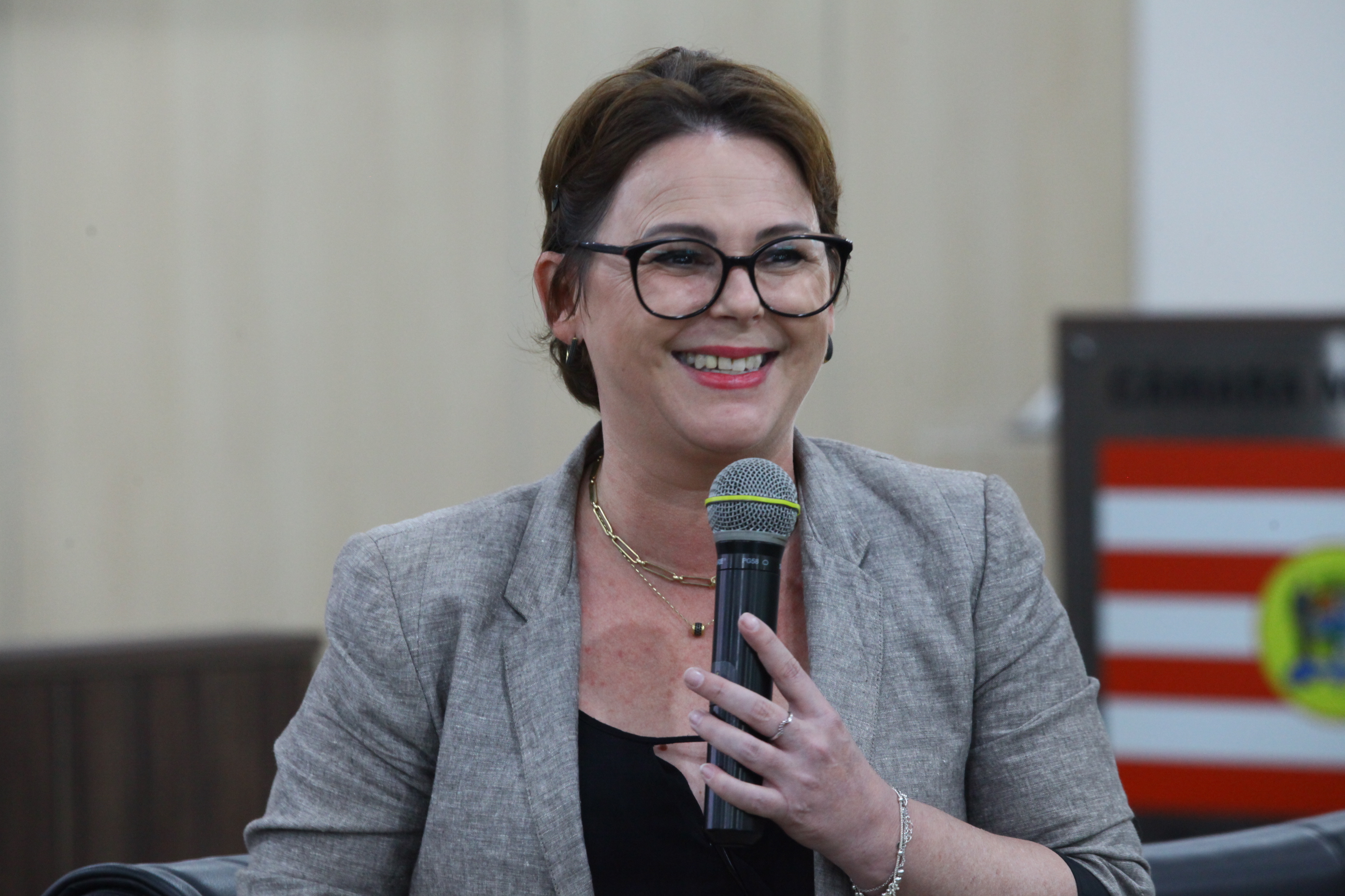 Seminário Transtorno do Espectro Autista em Blumenau - Simone Gadotti, coordenadora do projeto Ágape