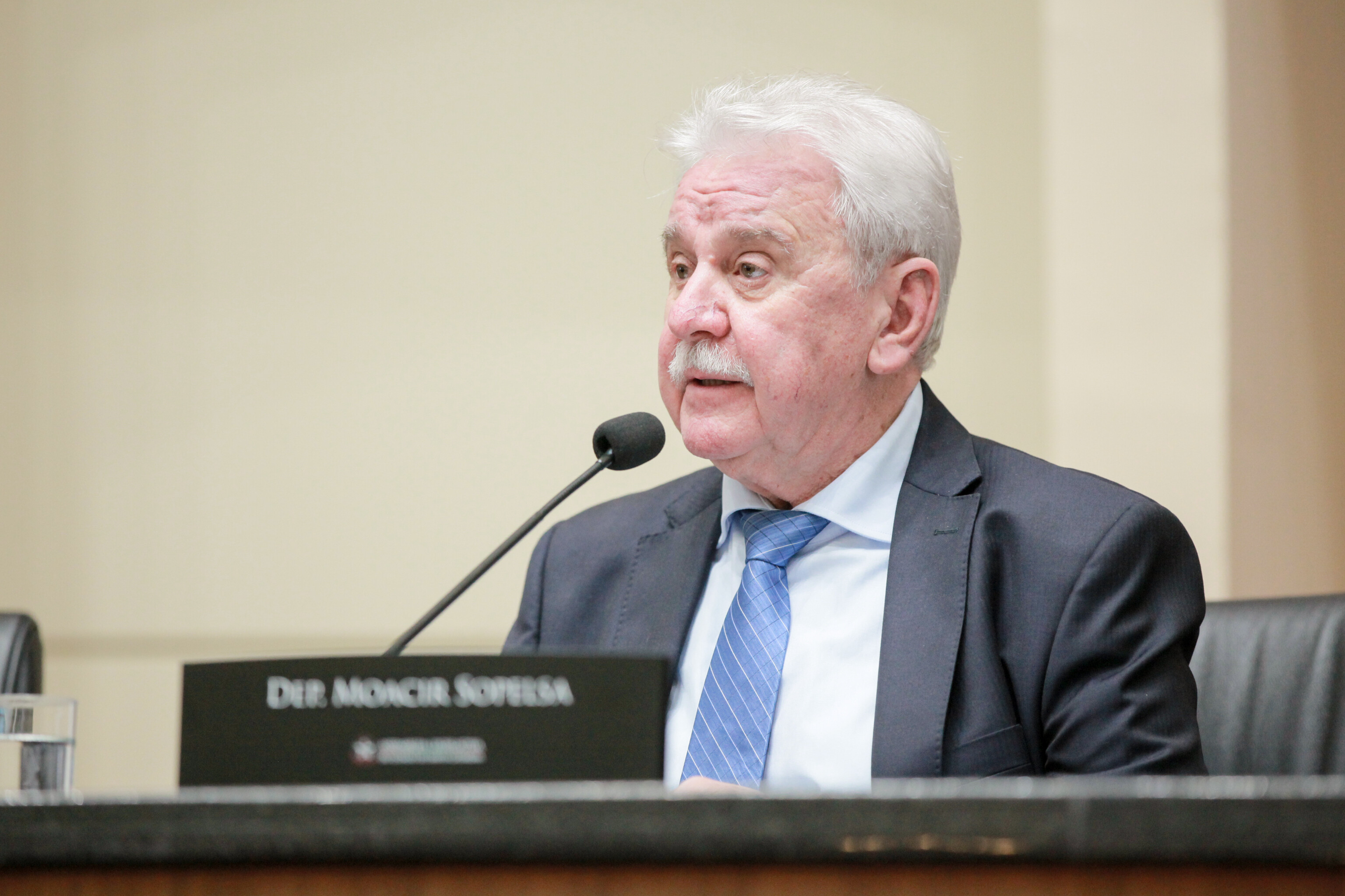 Deputado Moacir Sopelsa, presidente da Assembleia Legislativa.