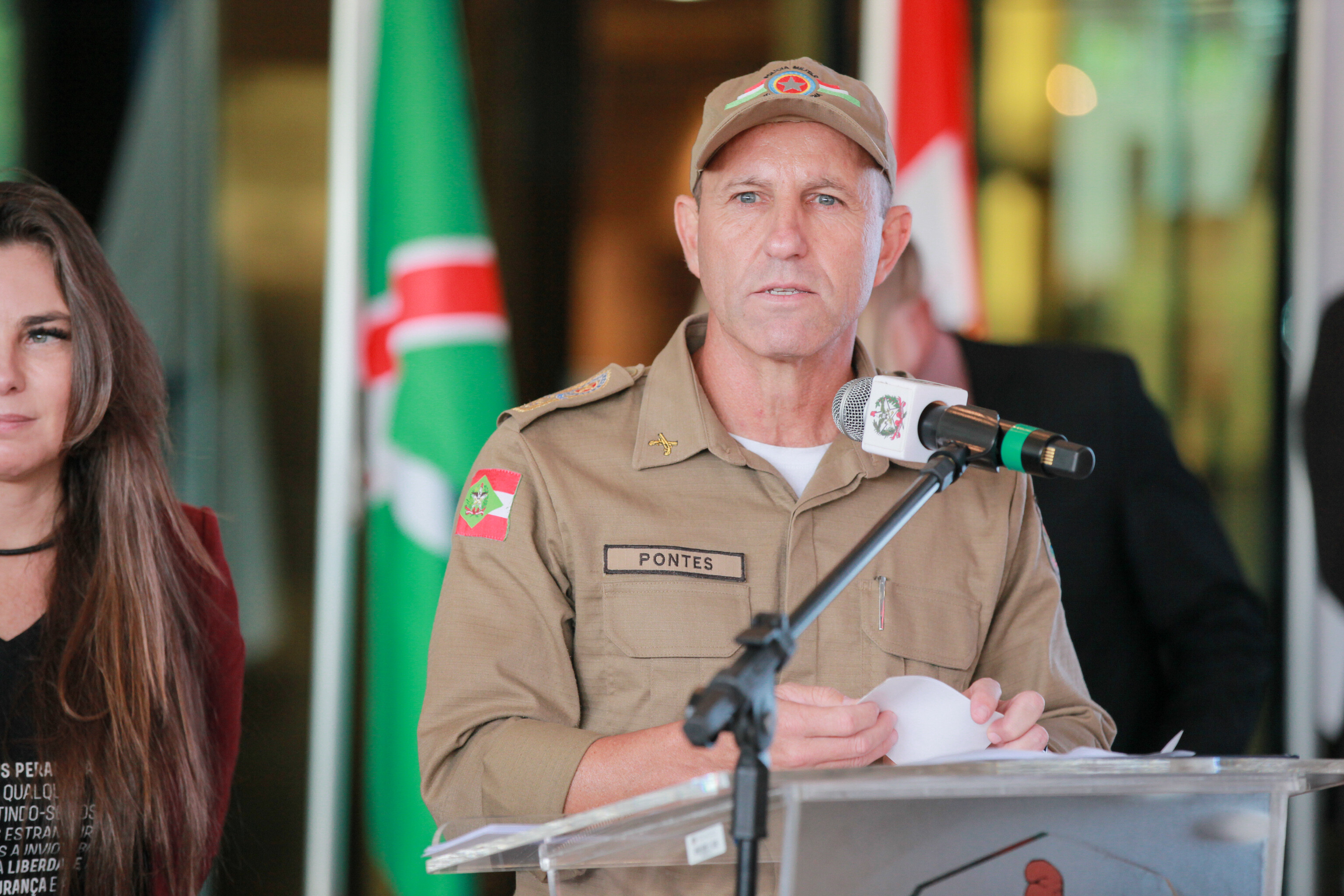 Coronel Marcelo Pontes, comandante-geral da Polícia Militar em Santa Catarina.