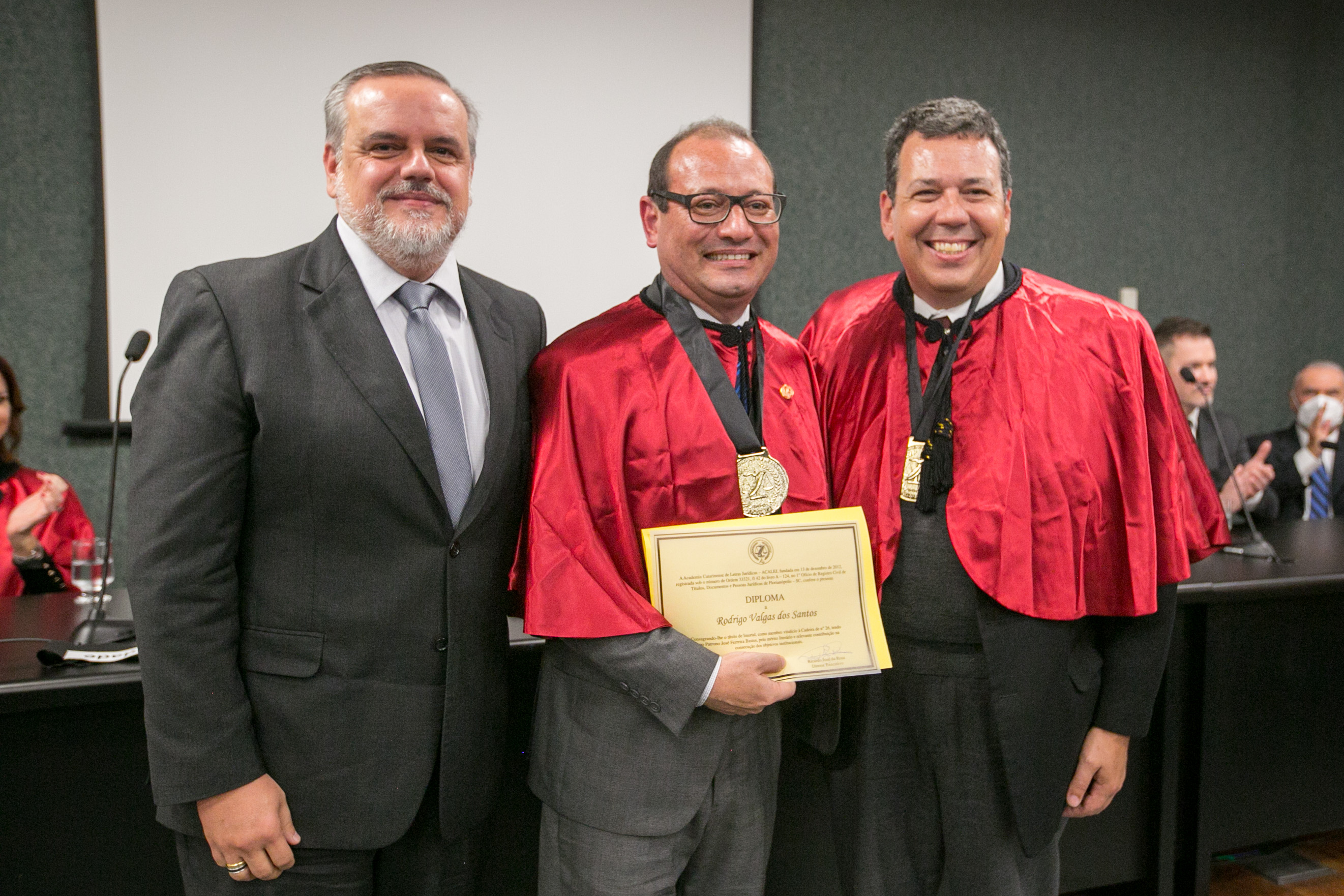 Posse de Rodrigo Valgas dos Santos na Academia Catarinense de Letras Jurídicas