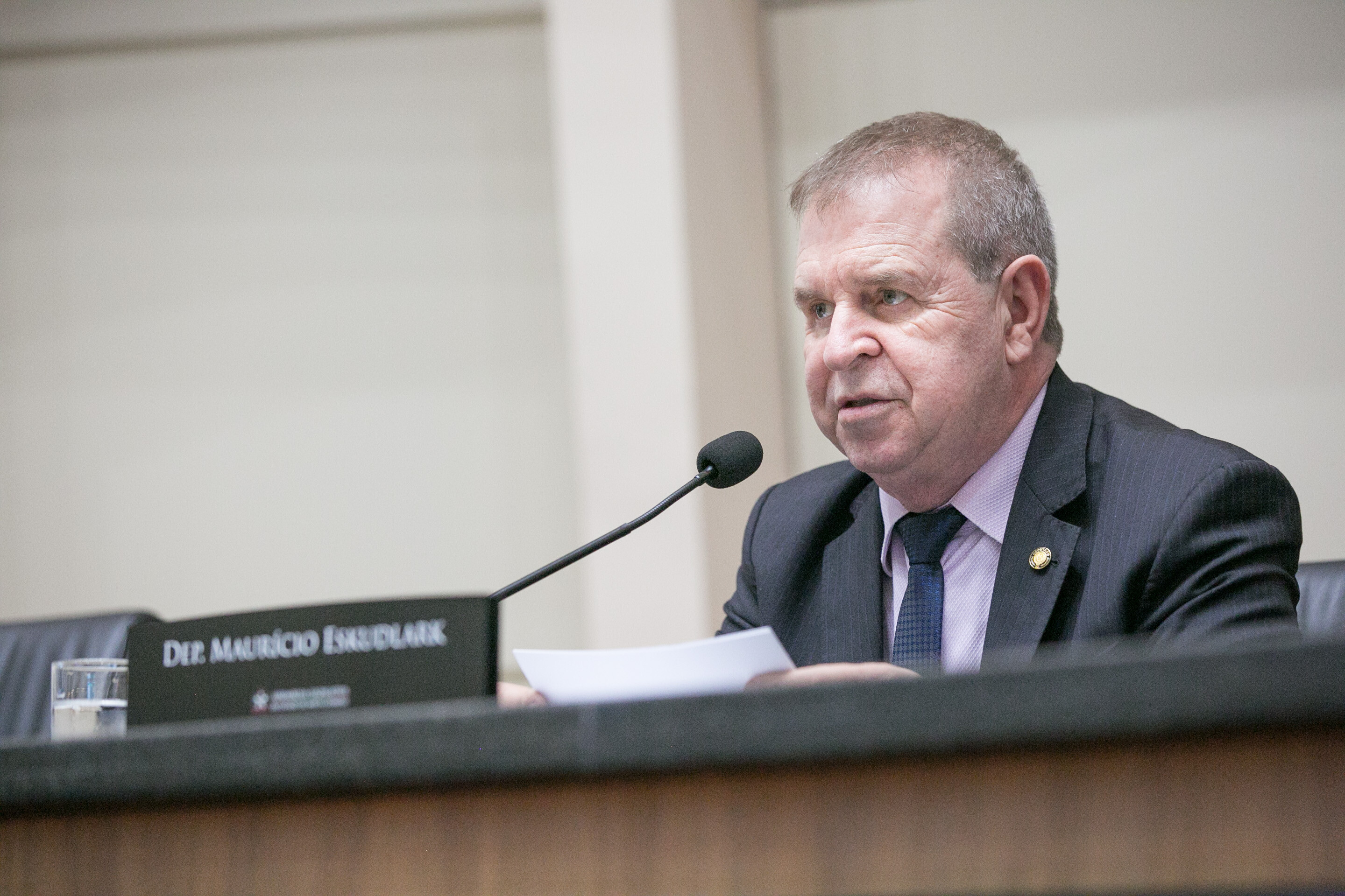 Deputado Mauricio Eskudlark, 1º vice-presidente do Parlamento estadual.