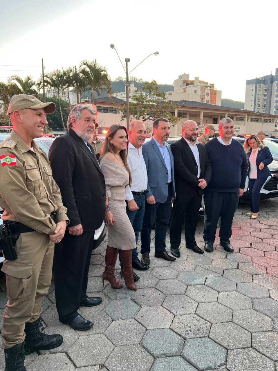 Deputada Paulinha, governador Carlos Moisés e demais autoridades