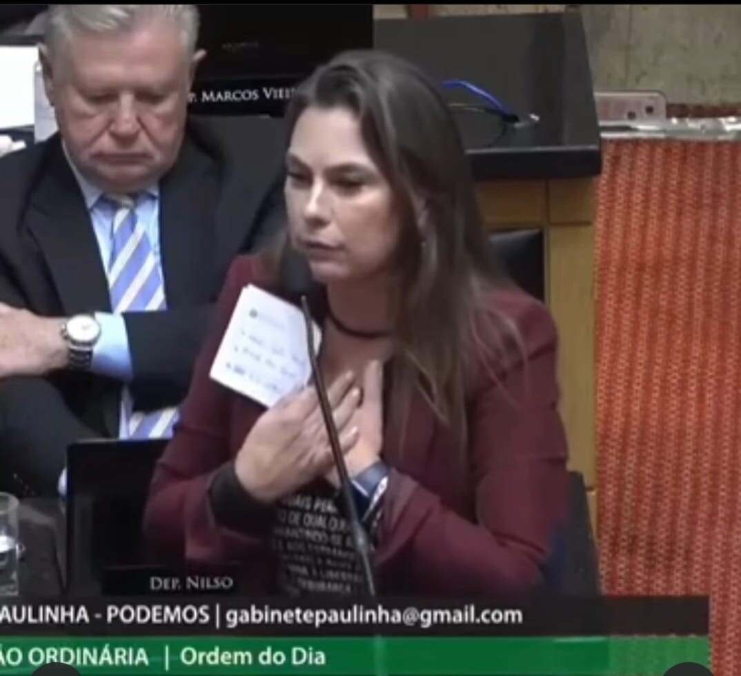 Deputada Paulinha (Podemos). FOTO: Divulgação