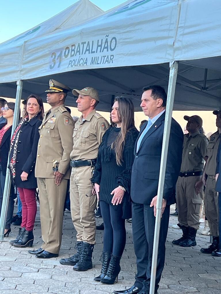 Deputada Paulinha no ato