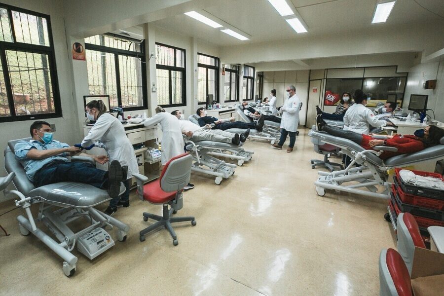 Dia Mundial do Doador de Sangue – Ação Conjunta dos Poderes no HEMOSC – Junho Vermelho