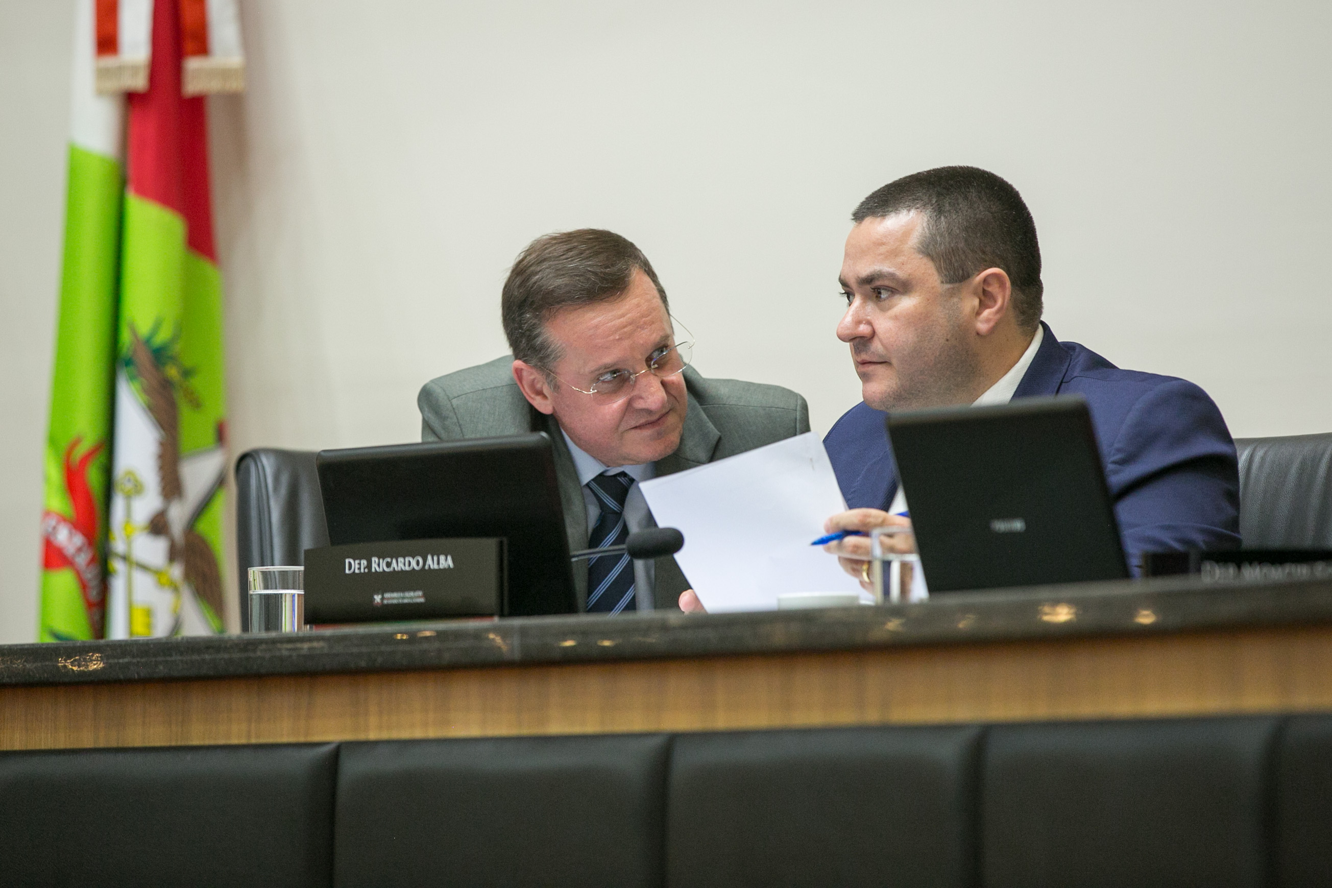 Deputado Jair Miotto (União) e Deputado Ricardo Alba (União)