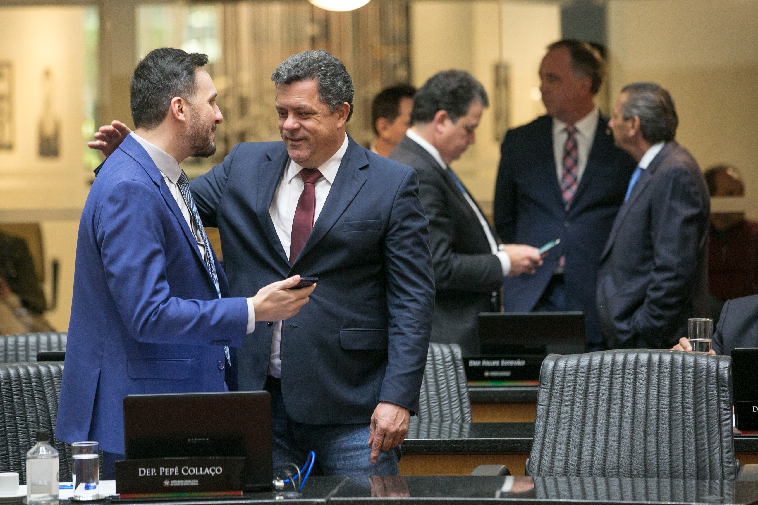 Deputado Pepê Collaço (PP) e Deputado Ivan Naatz (PL)