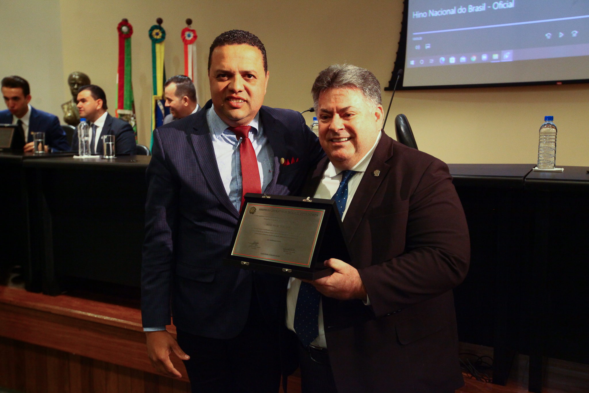 Homenagem em reconhecimento aos trabalhos desenvolvidos pelas Igrejas Evangélicas no Estado de Santa