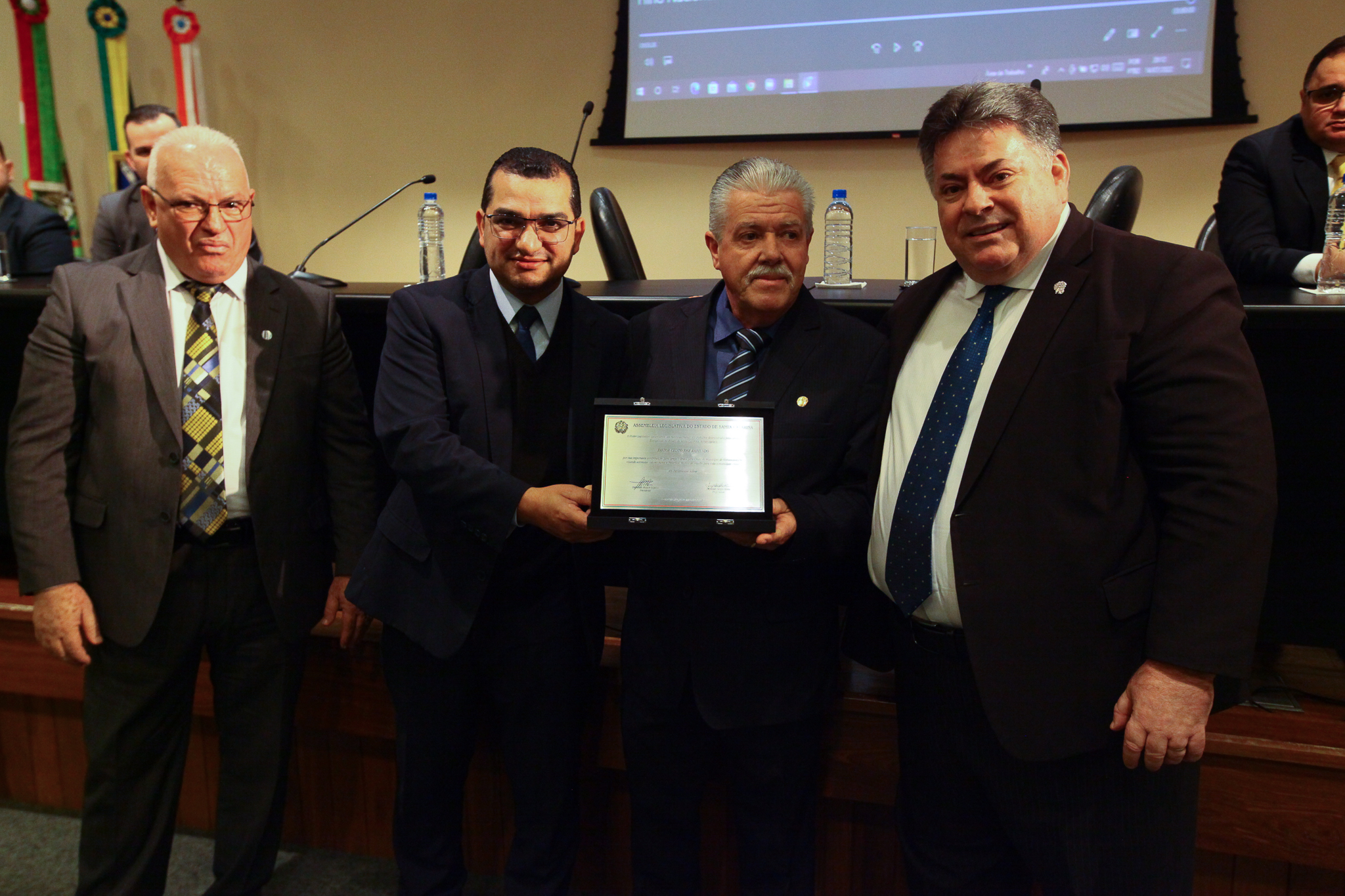 Homenagem em reconhecimento aos trabalhos desenvolvidos pelas Igrejas Evangélicas no Estado de Santa