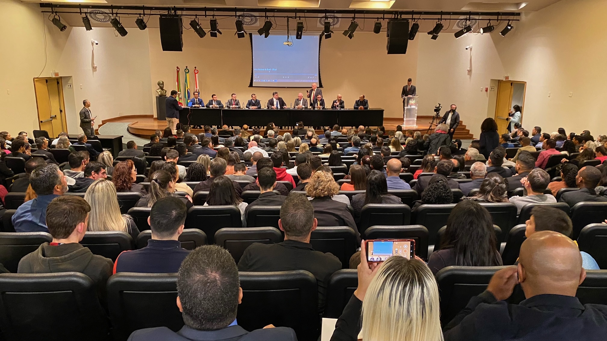 Homenagem em reconhecimento aos trabalhos desenvolvidos pelas Igrejas Evangélicas no Estado de Santa
