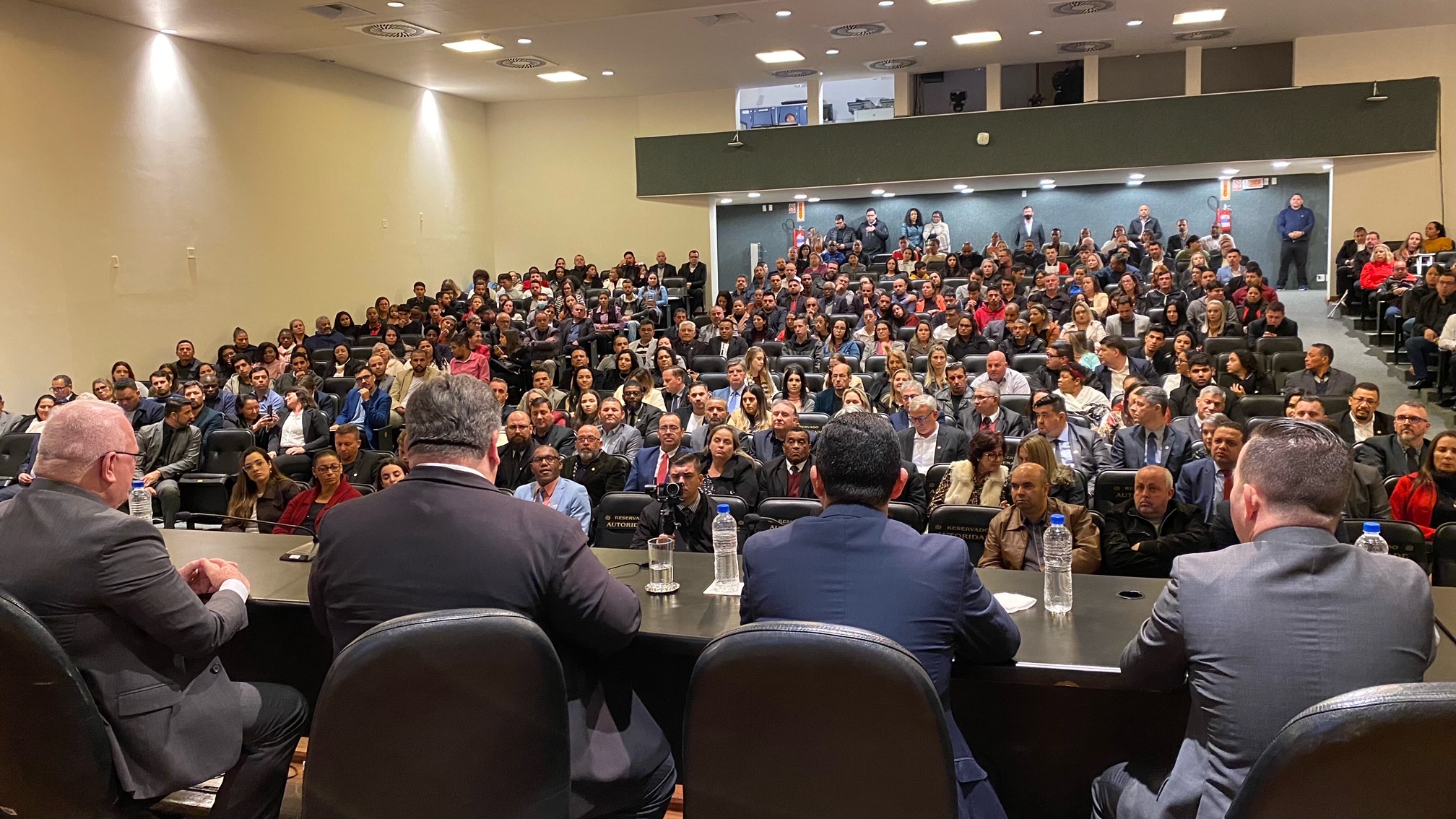 Homenagem em reconhecimento aos trabalhos desenvolvidos pelas Igrejas Evangélicas no Estado de Santa