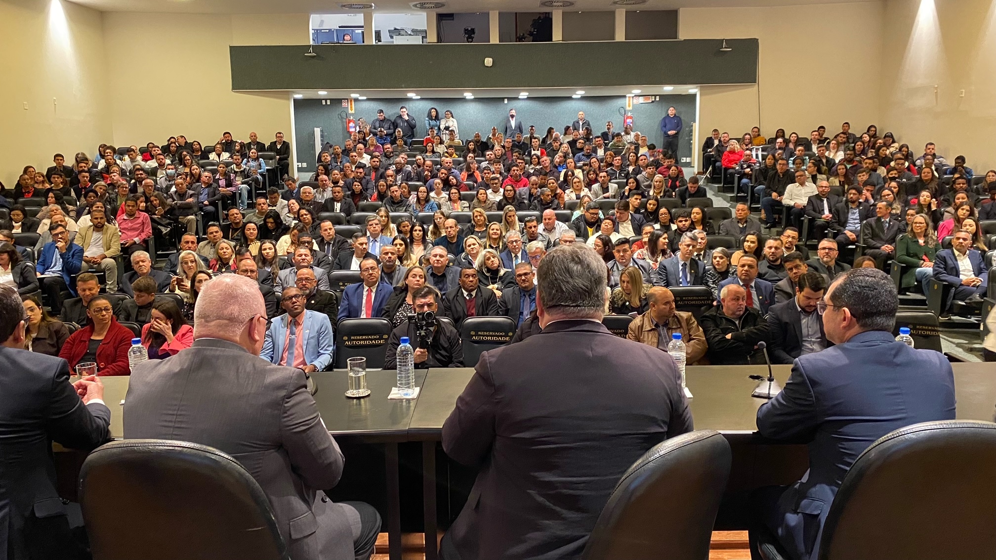 Homenagem em reconhecimento aos trabalhos desenvolvidos pelas Igrejas Evangélicas no Estado de Santa