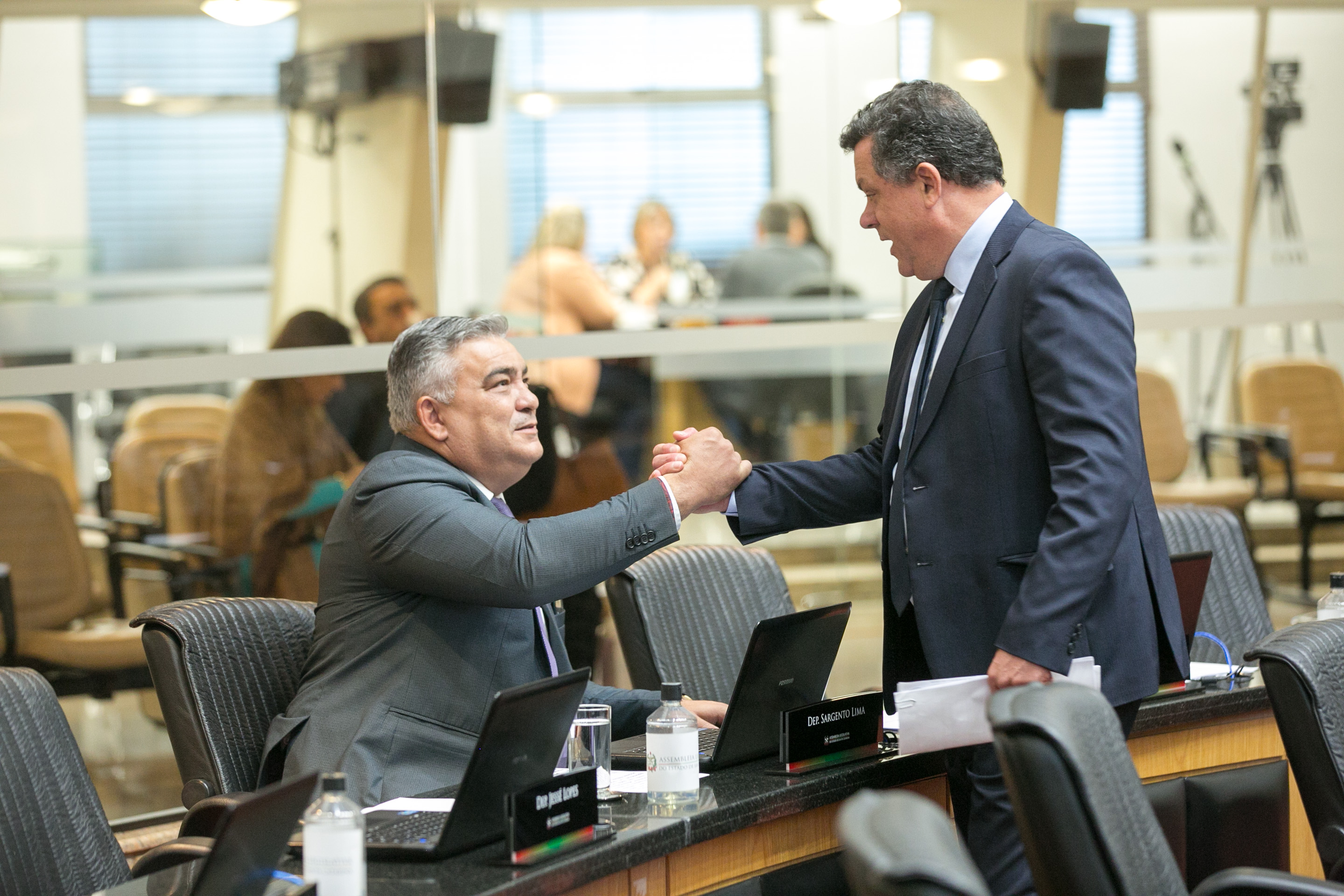 Deputado Sargento Lima (PL) e Deputado Ivan Naatz (PL)