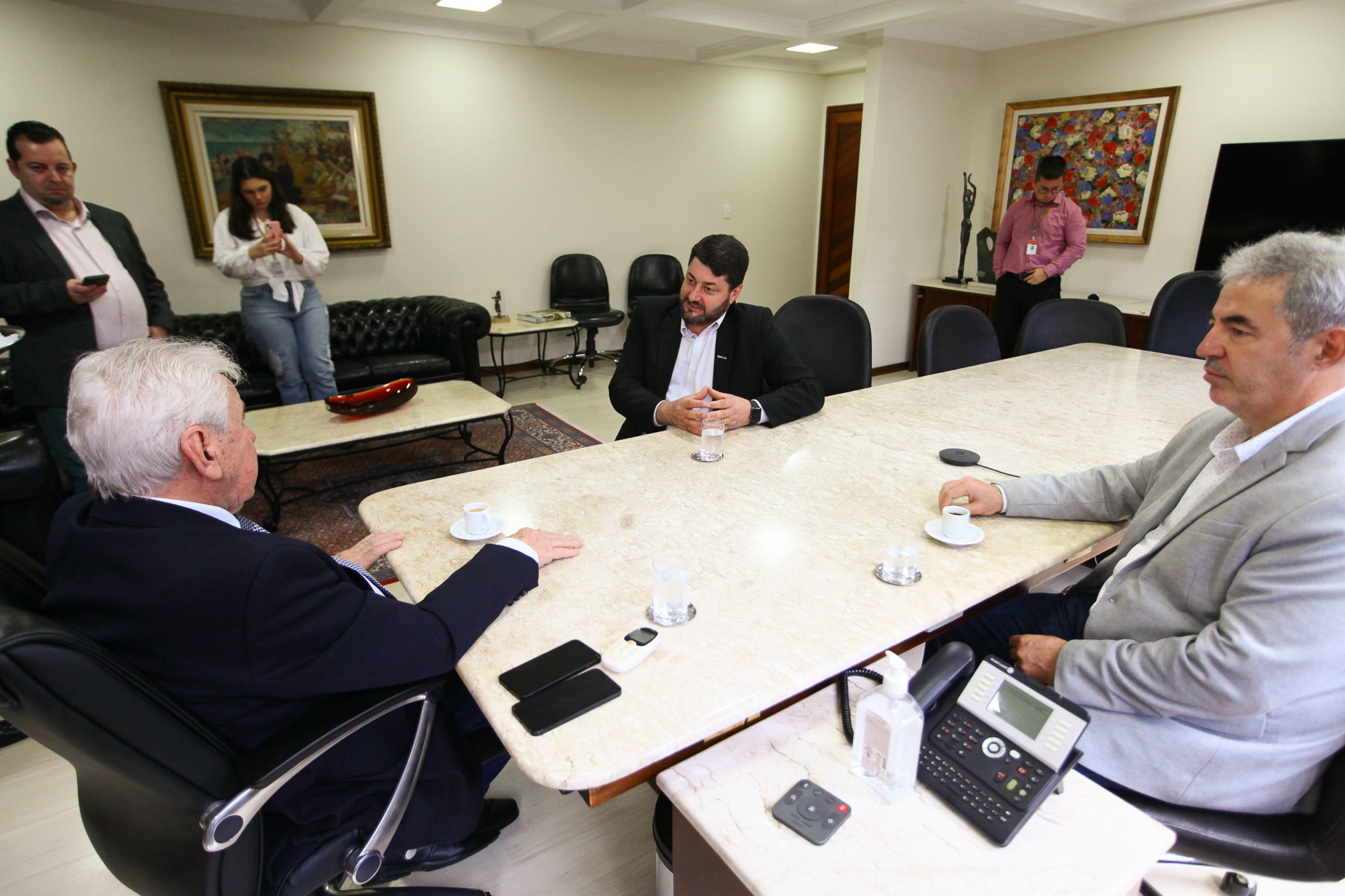 Presidência - Visita do Reitor da UDESC, professor  Dilmar Baretta