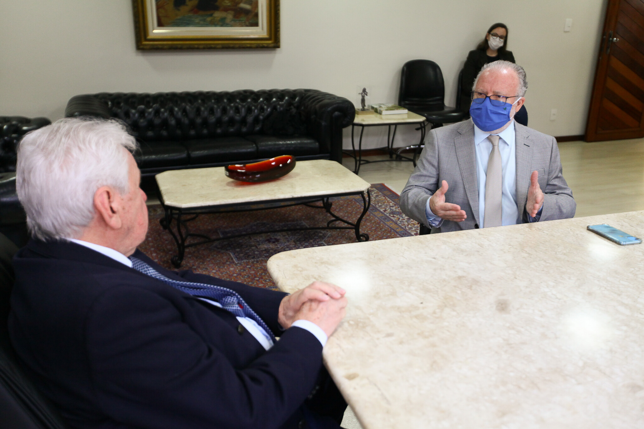 Reitores da UFSC e Udesc visitam a Alesc e reforçam interesse em estreitar laços