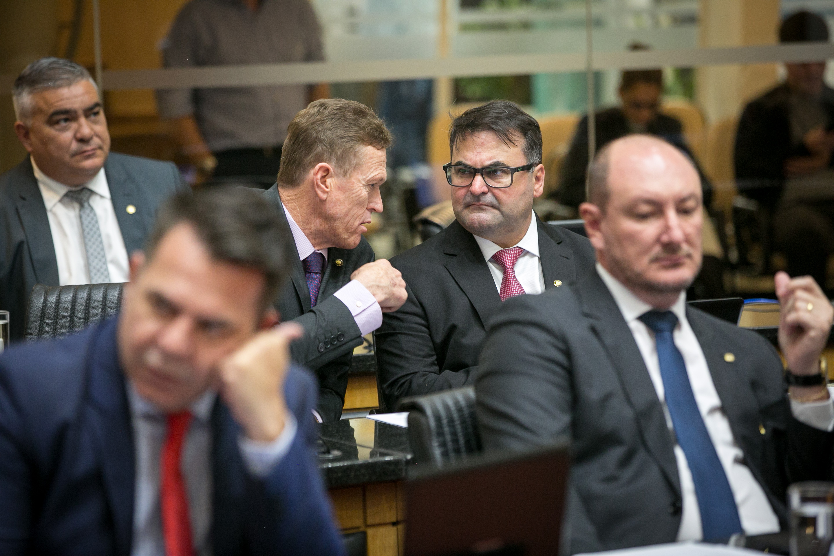 Deputado Volnei Weber (MDB) e Deputado Jaksom Castelli (União)