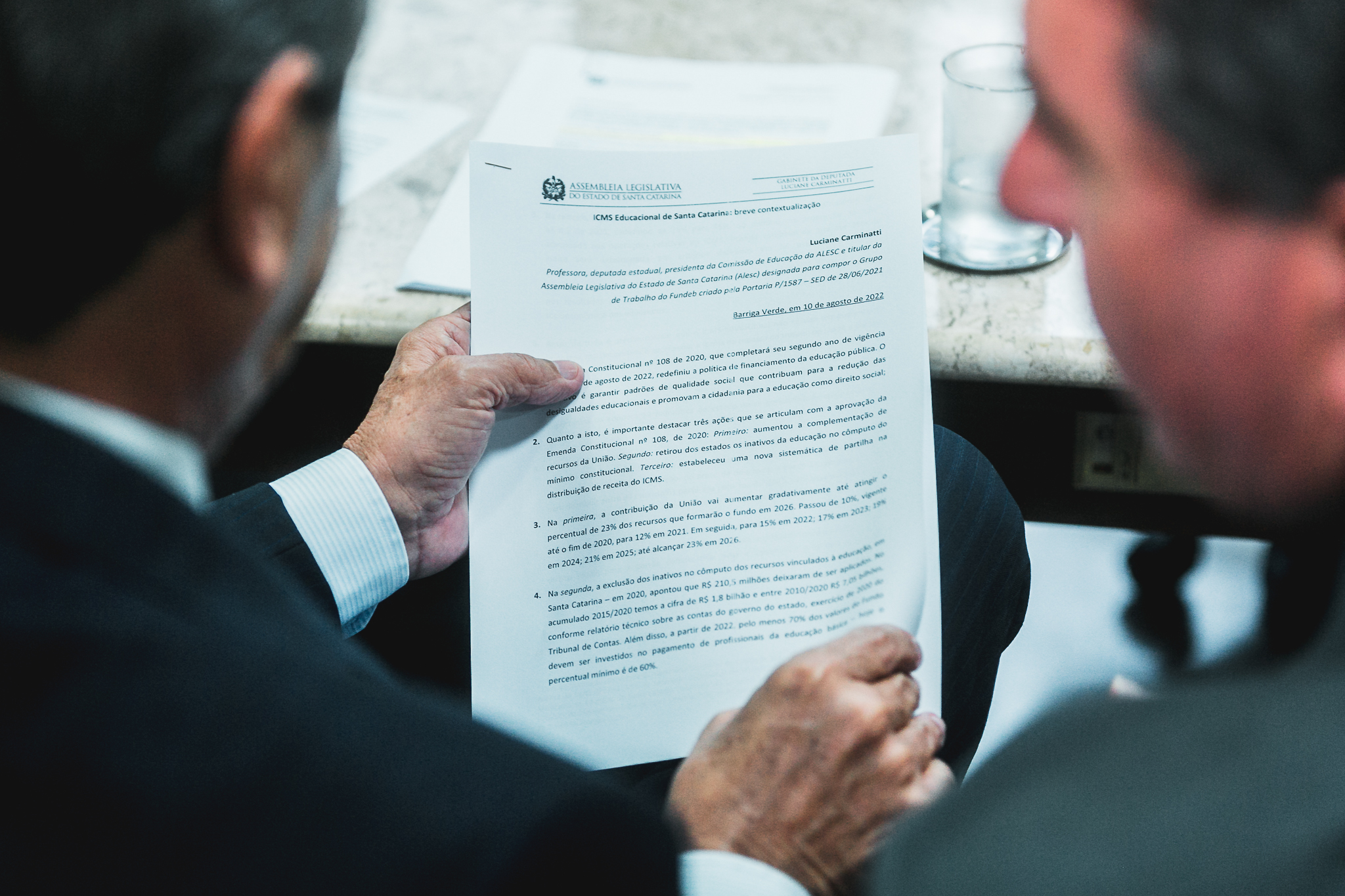 Reunião para discutir a PEC do ICMS