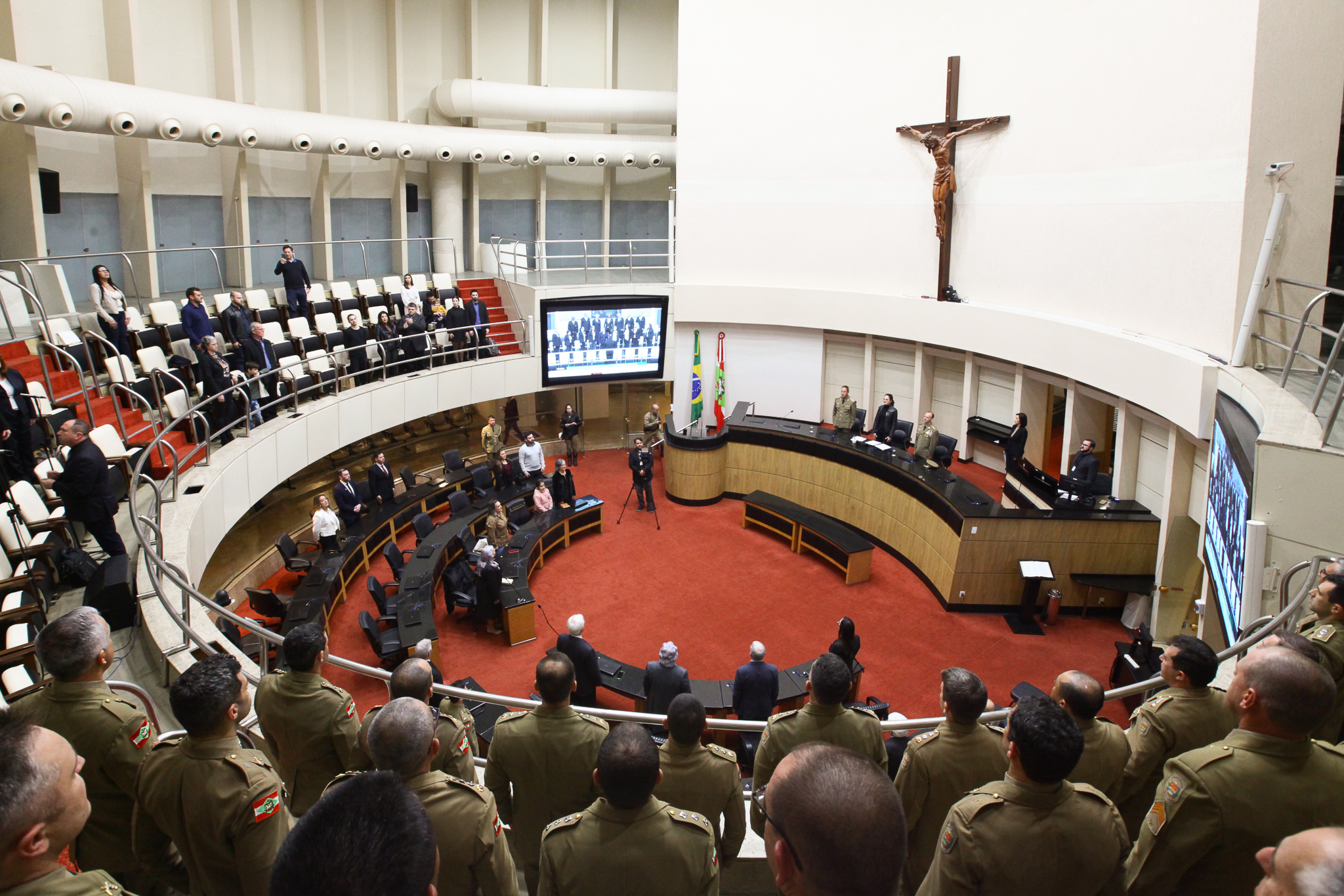 Sessão Especial em comemoração dos 45 anos da Polícia Militar Rodoviária do Estado de Santa Catarina