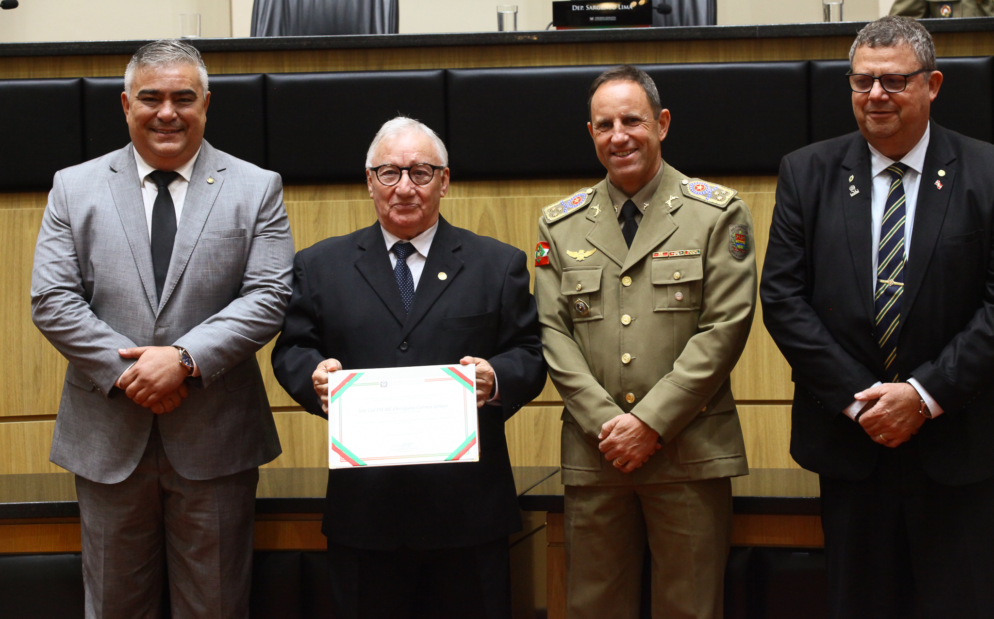 Sessão Especial em comemoração dos 45 anos da Polícia Militar Rodoviária do Estado de Santa Catarina