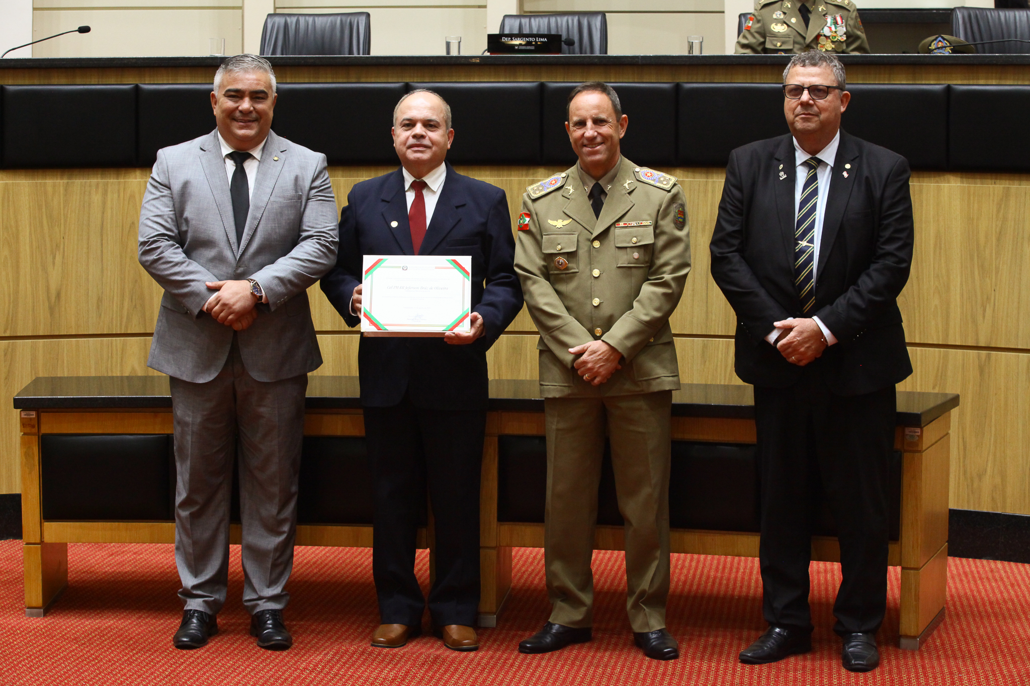 Sessão Especial em comemoração dos 45 anos da Polícia Militar Rodoviária do Estado de Santa Catarina