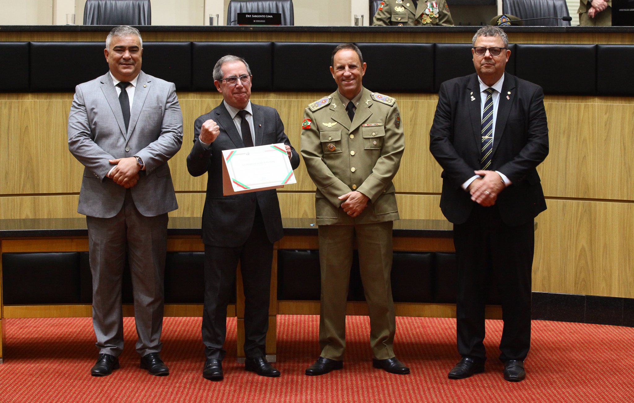 Sessão Especial em comemoração dos 45 anos da Polícia Militar Rodoviária do Estado de Santa Catarina
