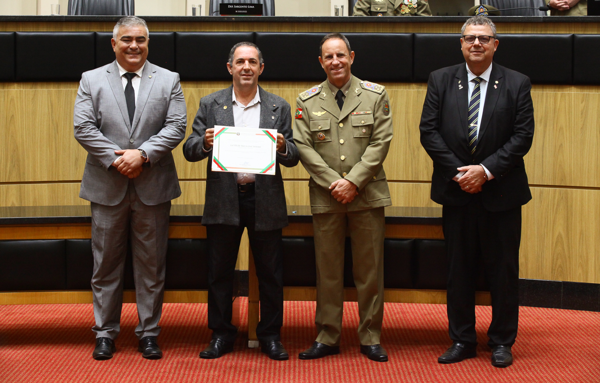 Sessão Especial em comemoração dos 45 anos da Polícia Militar Rodoviária do Estado de Santa Catarina