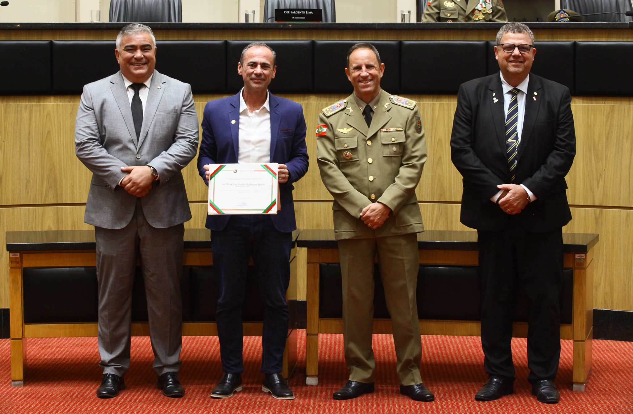 Sessão Especial em comemoração dos 45 anos da Polícia Militar Rodoviária do Estado de Santa Catarina