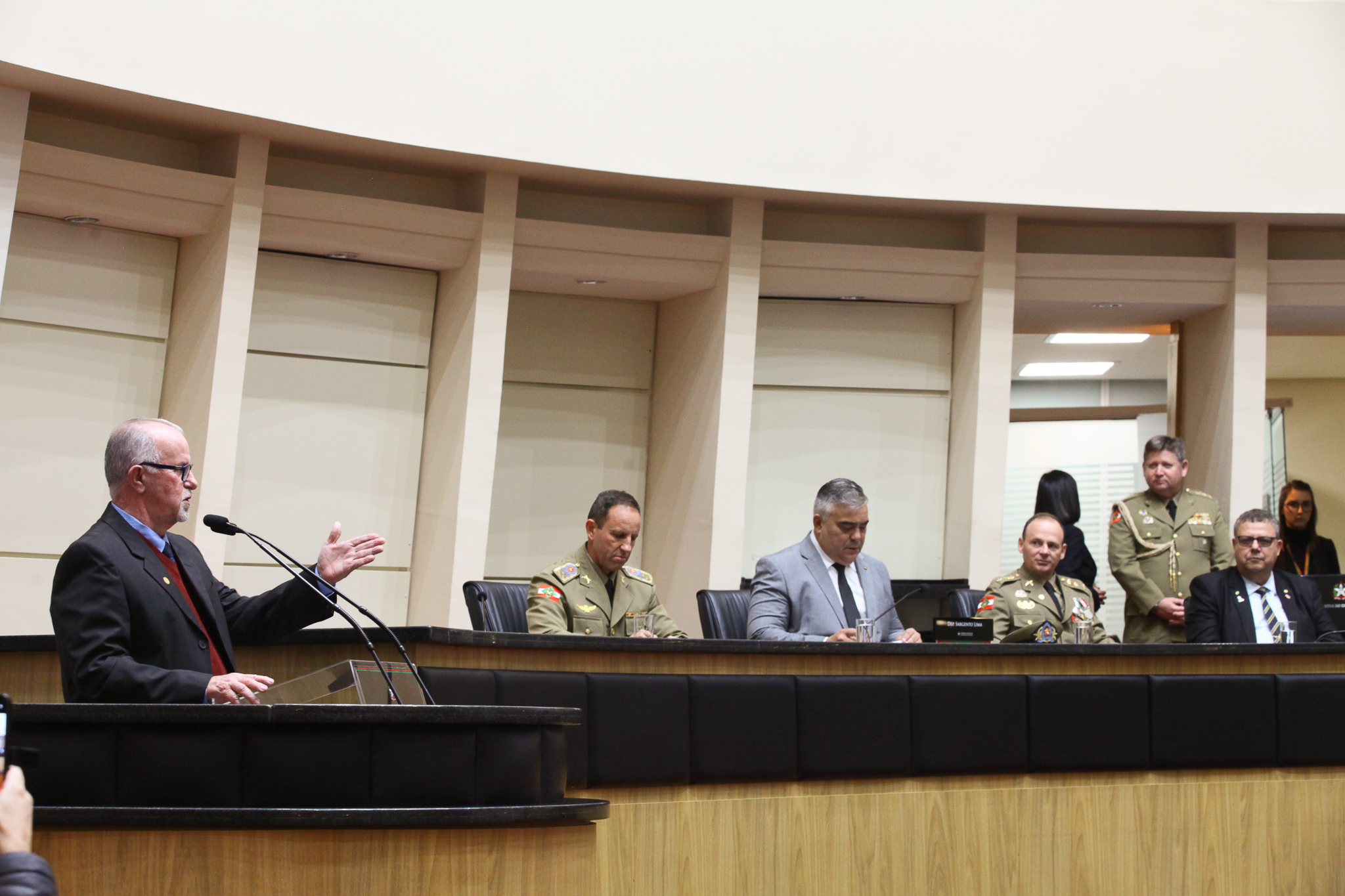 Sessão Especial em comemoração dos 45 anos da Polícia Militar Rodoviária do Estado de Santa Catarina