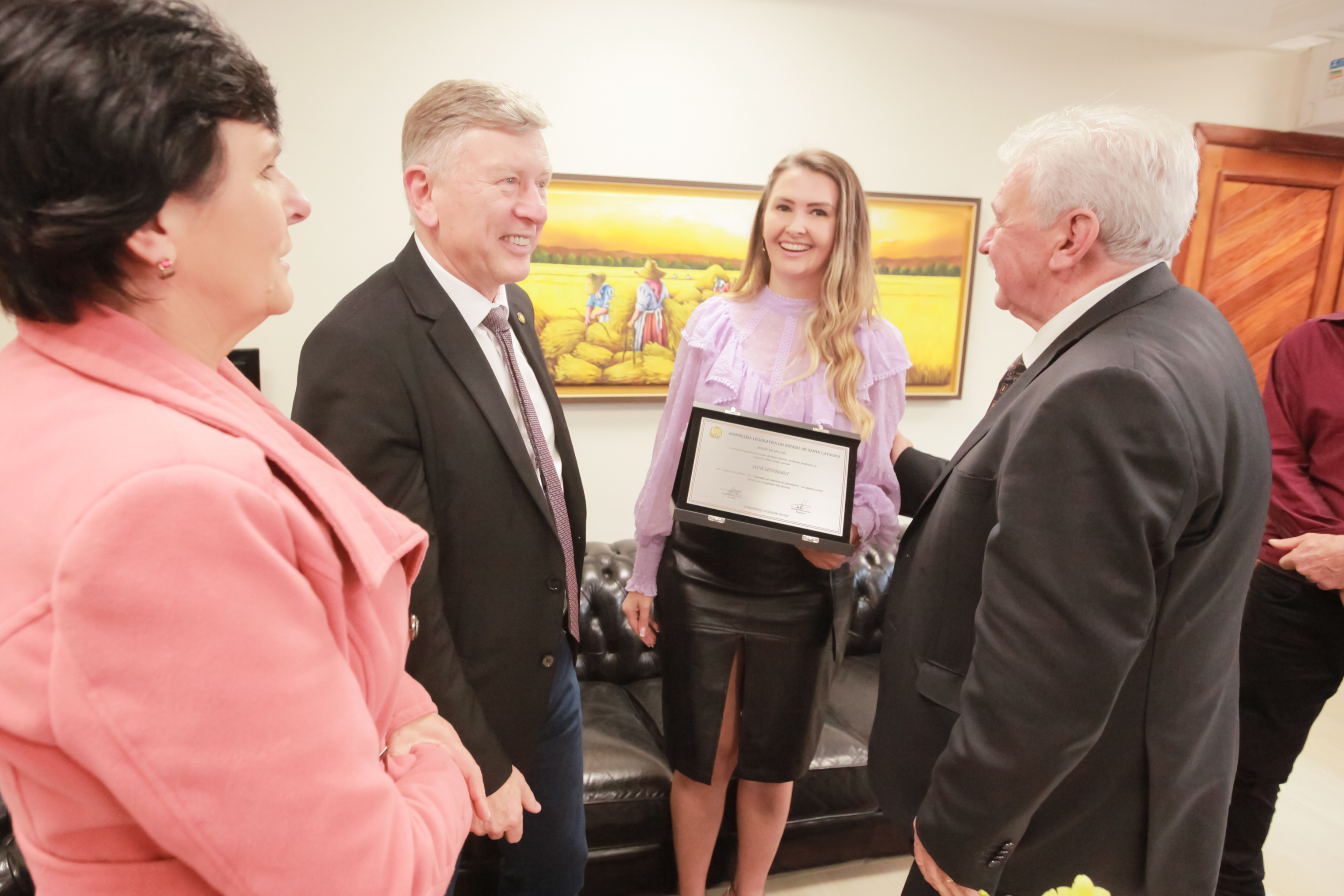 - Deputado Milton Hobus (PSD) - Aline Leonhardt -  - Deputado Moacir Sopelsa (MDB)