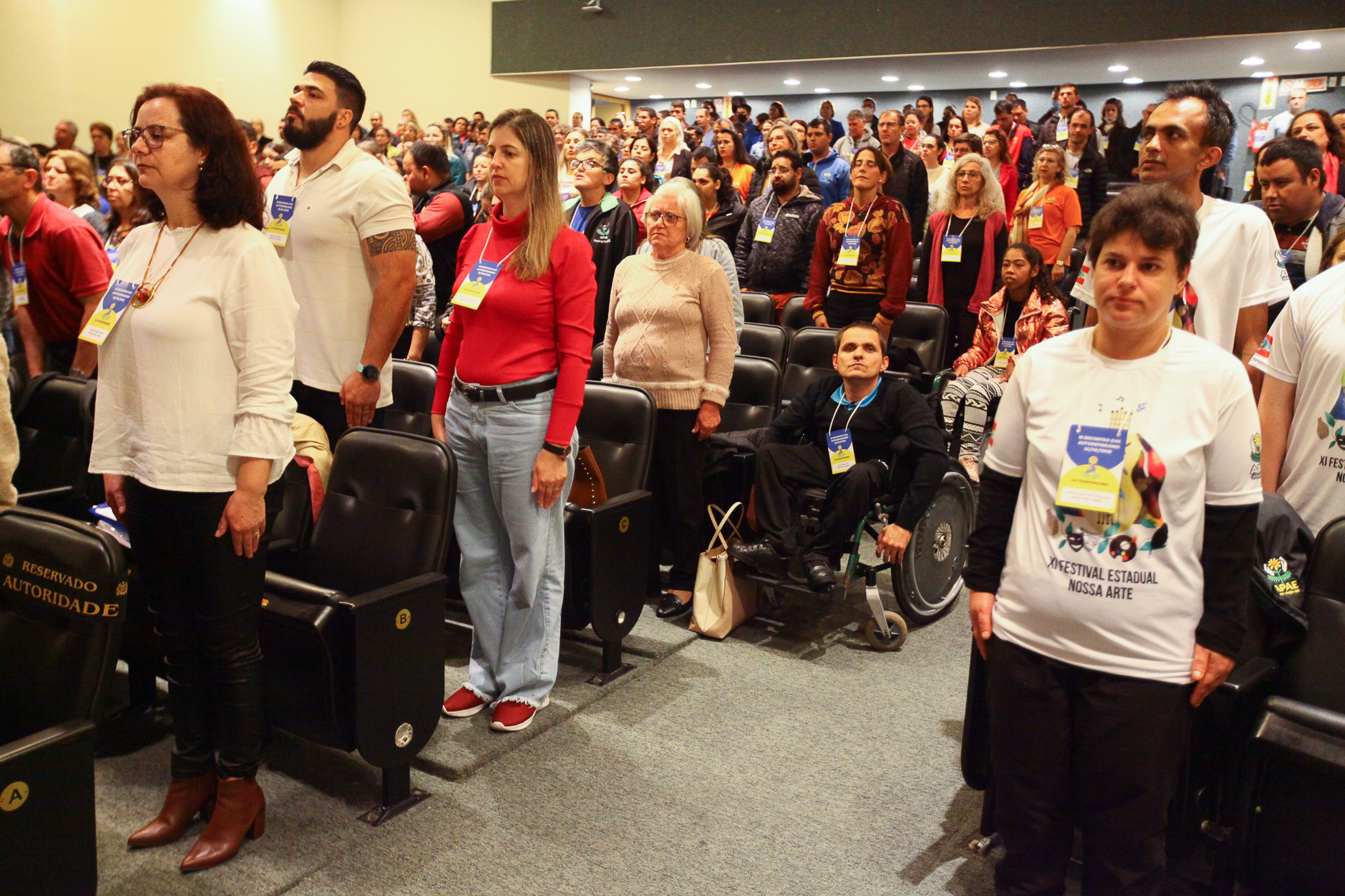 III Encontro Estadual dos Autodefensores das APAEs de Santa Catarina.