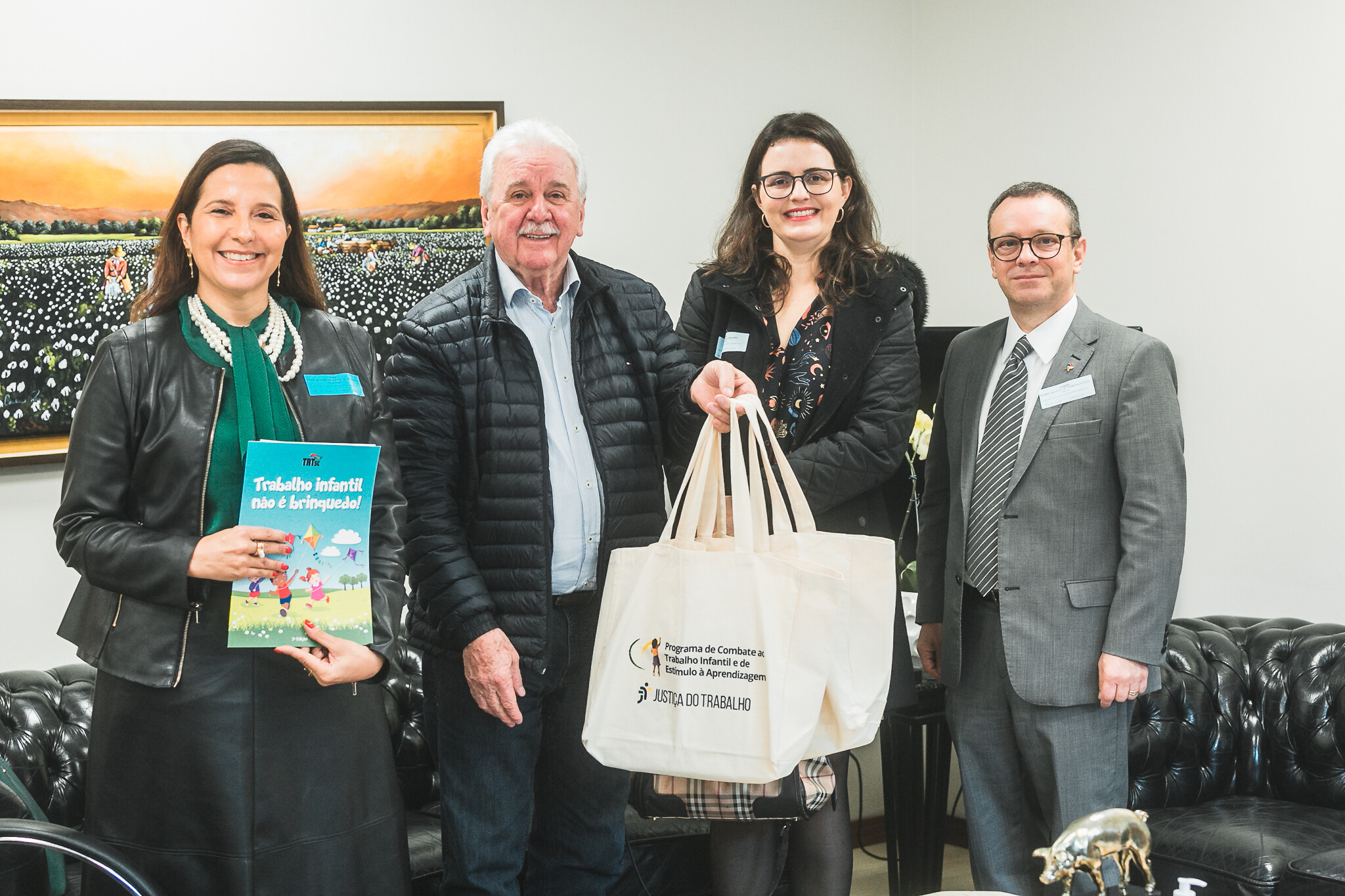 Alesc recebe gestores de programa voltado ao combate do trabalho infantil
