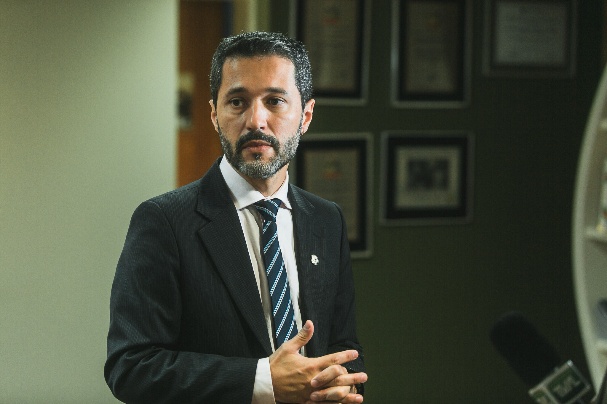Marcos Vinícius de Oliveira Neves, presidente do Conselho Regional de Medicina Veterinária de Santa Catarina (CRMV-SC).