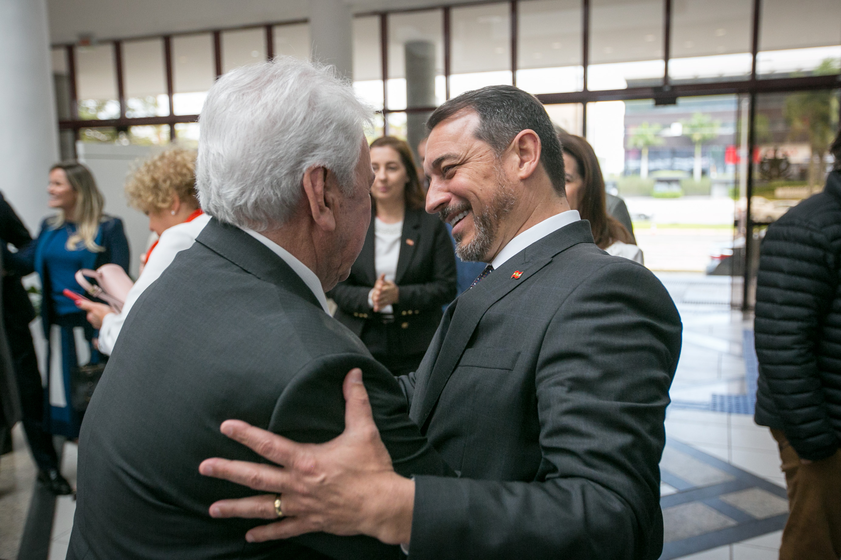 Governador Carlos Moises e Deputado Moacir Sopelsa (MDB)