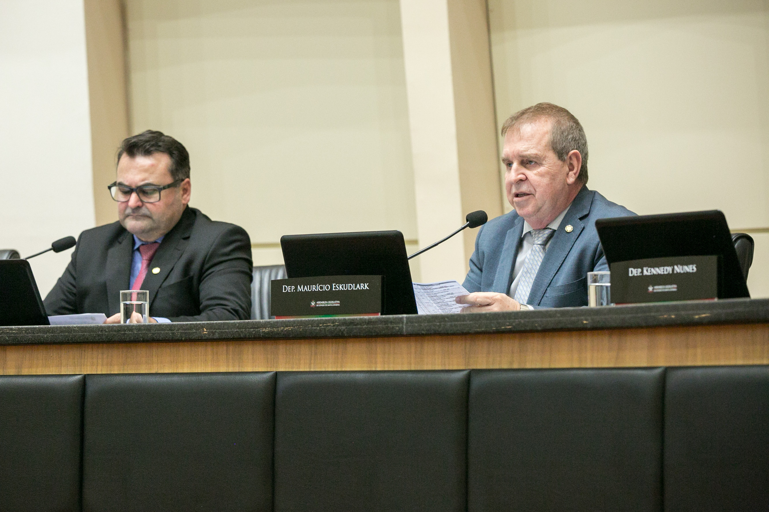 Deputado Jaksom Castelli (União) e Deputado Maurício Eskudlark (PL)