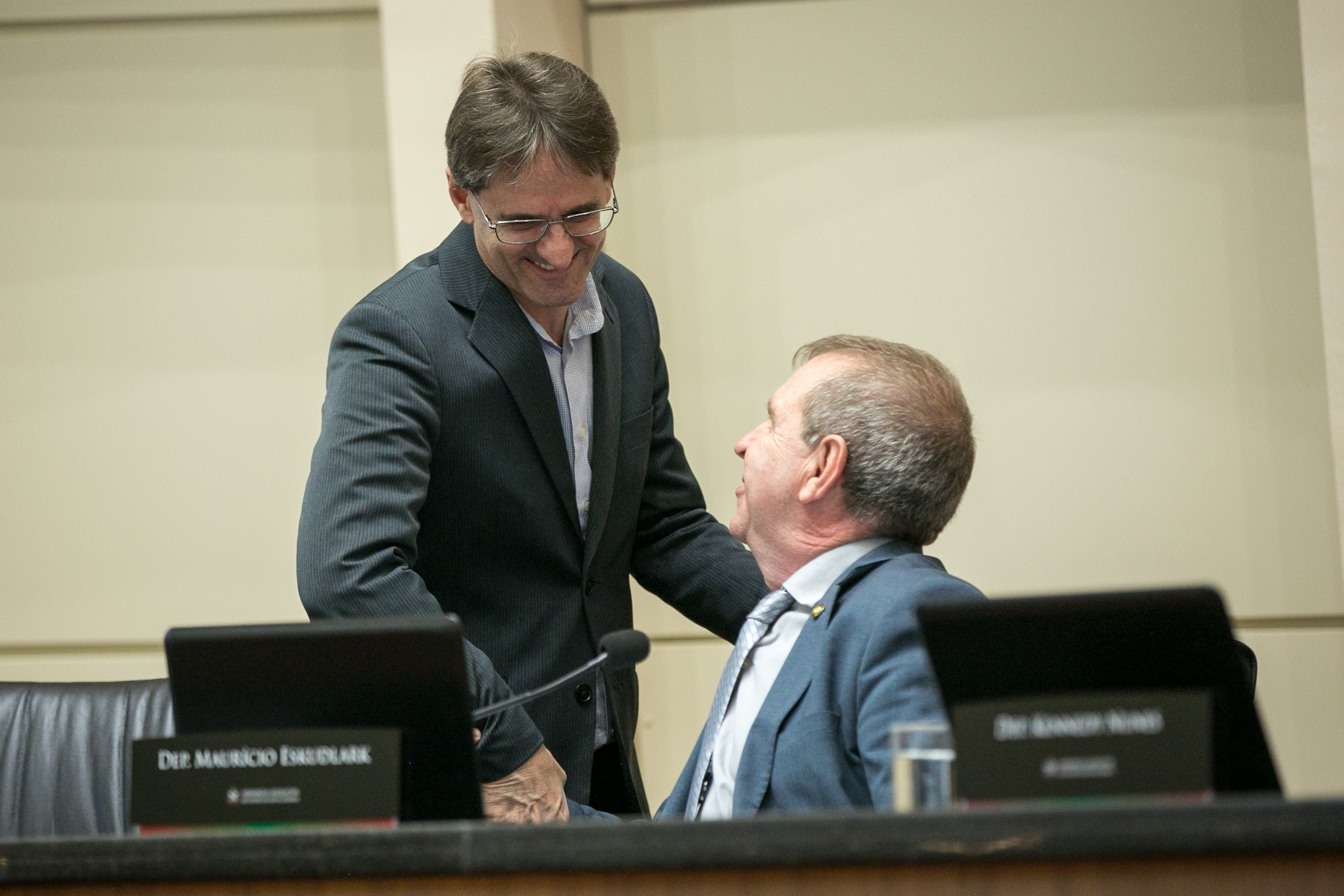 Deputado Neodi Saretta (PT) e Deputado Maurício Eskudlark (PL)