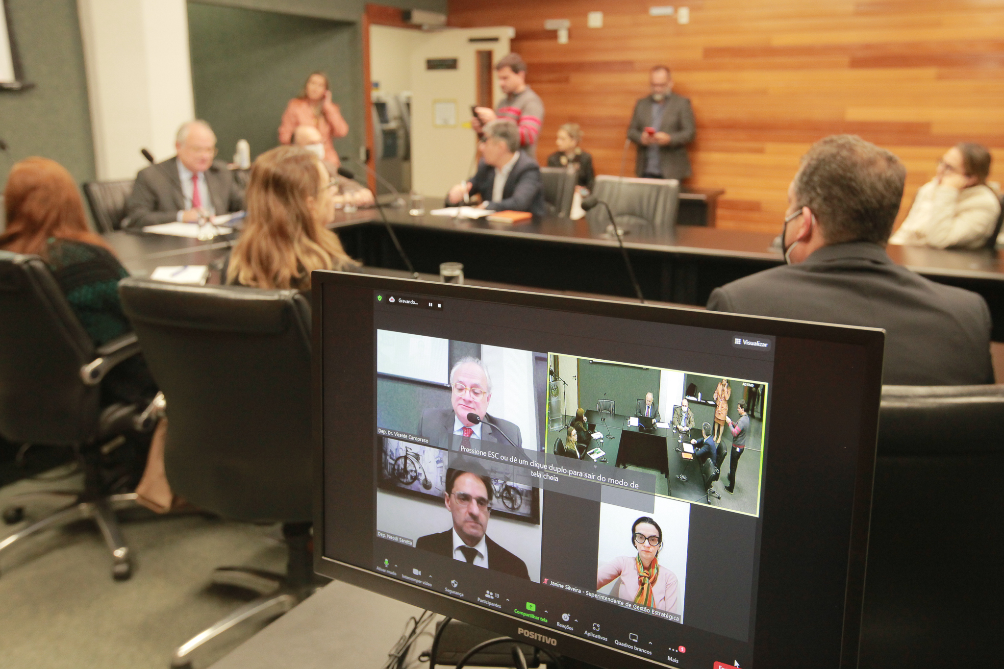 Audiência Pública -  Prestação de Contas pela Secretaria de Estado da Saúde de SC