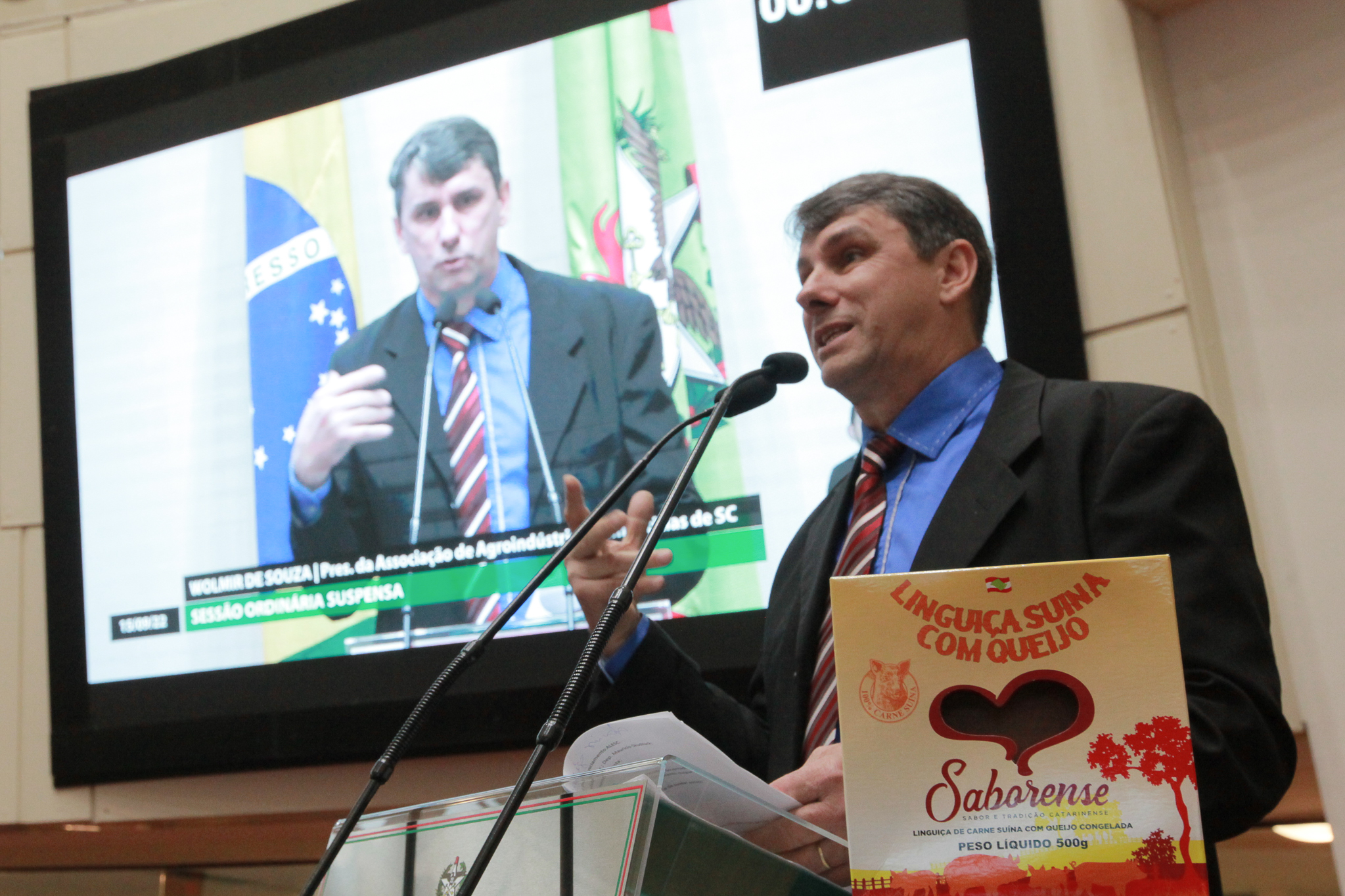 Suspensão da Sessão - Wolmir de Souza - presidente da Associação de Agroindústrias Alimentícias de SC
