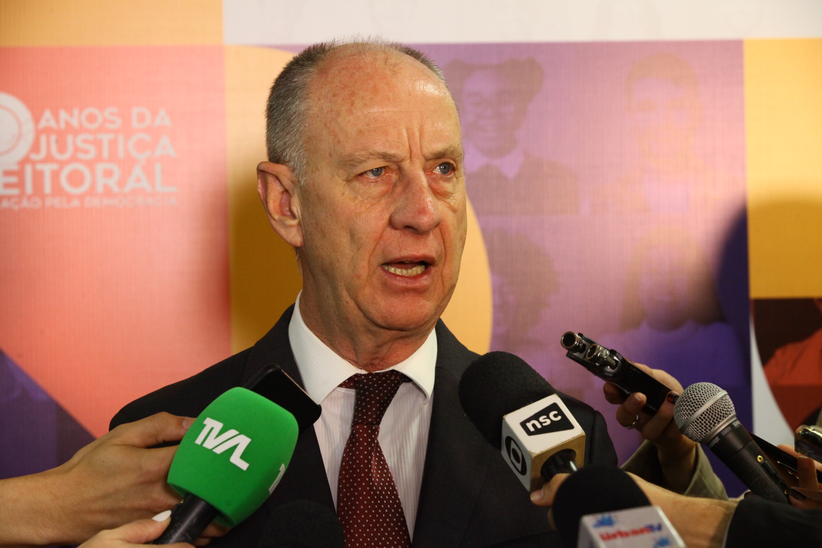 Eleições 2022 - Balanço Matutino - desembargador Leopoldo Brüggemann, presidente do TRE-SC.