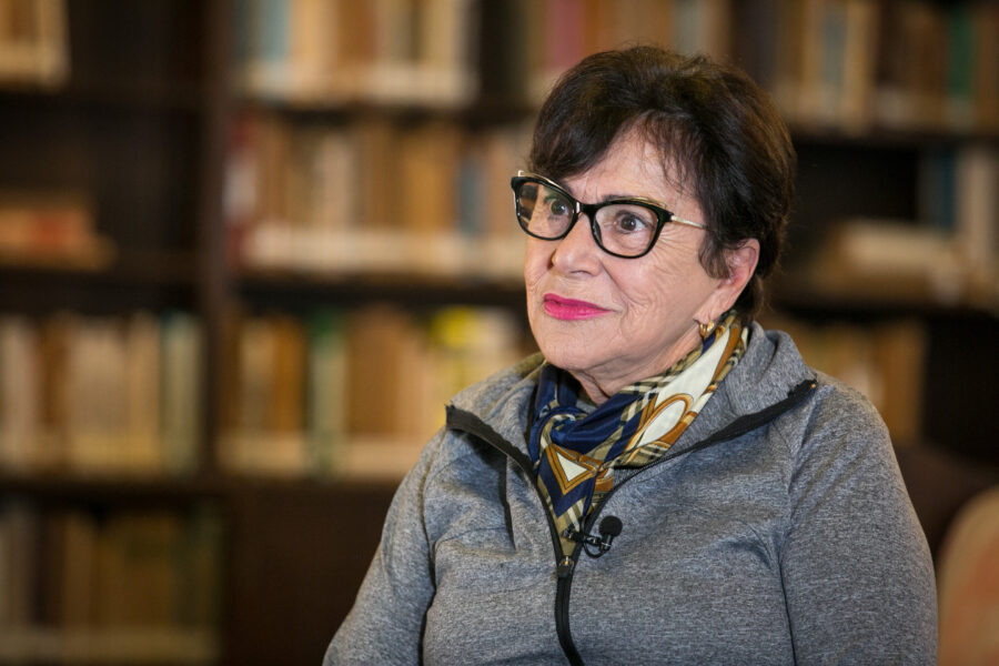 Regina Iara Régis Dittrich, a filha primogênita de Osni Régis