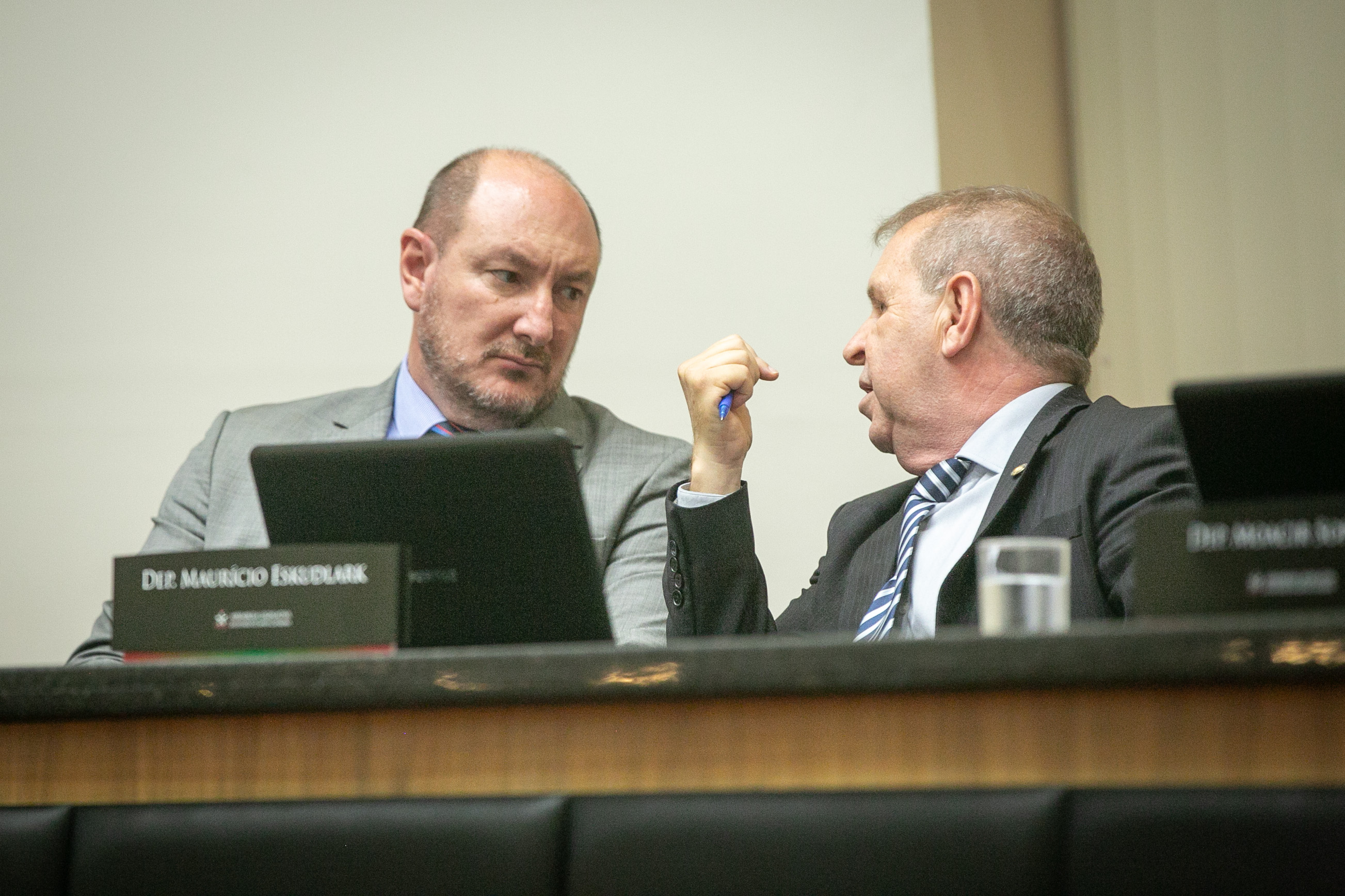 Deputado Mauro de Nadal (MDB) e Deputado Maurício Eskudlark (PL)