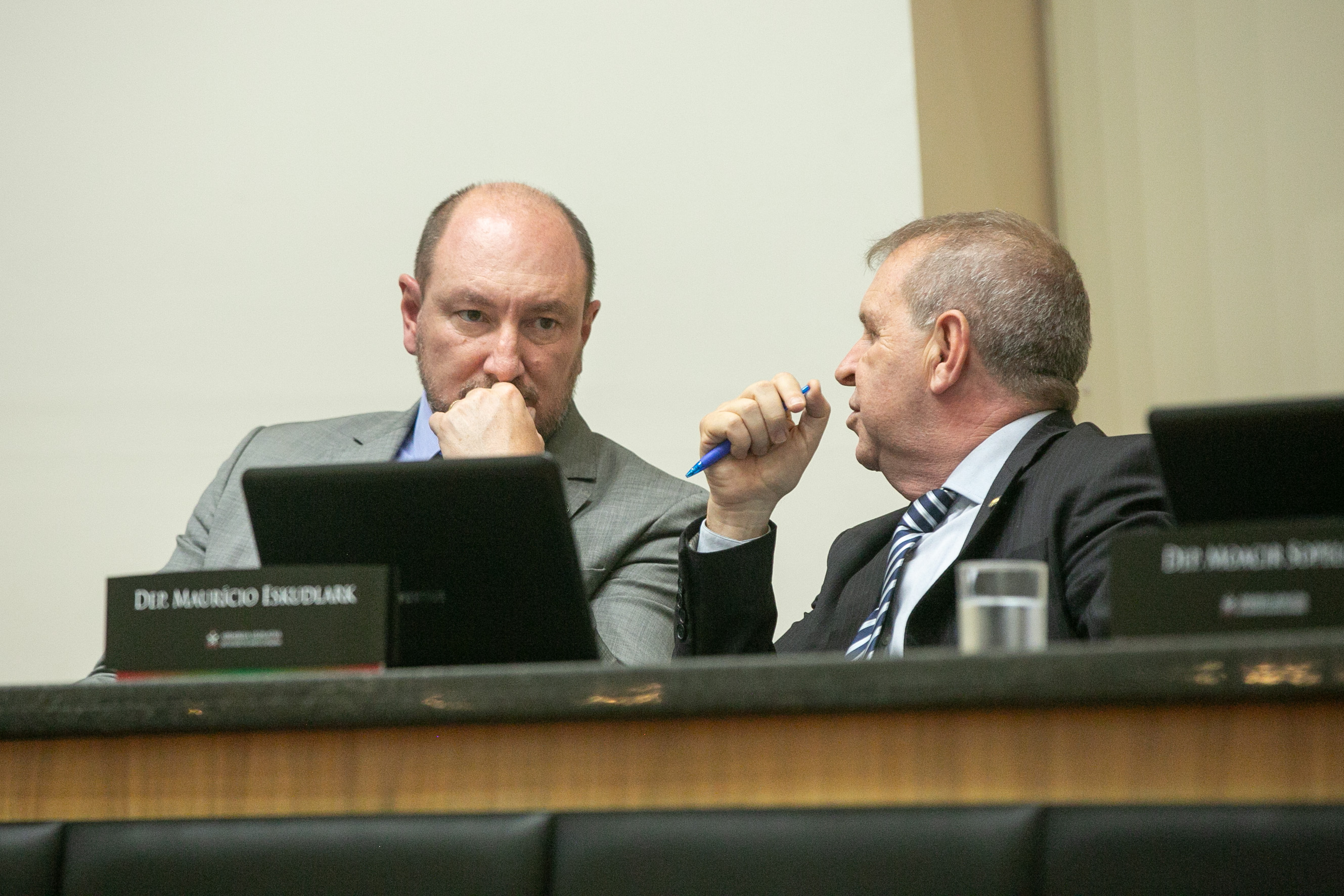 Deputado Mauro de Nadal (MDB) e Deputado Maurício Eskudlark (PL)